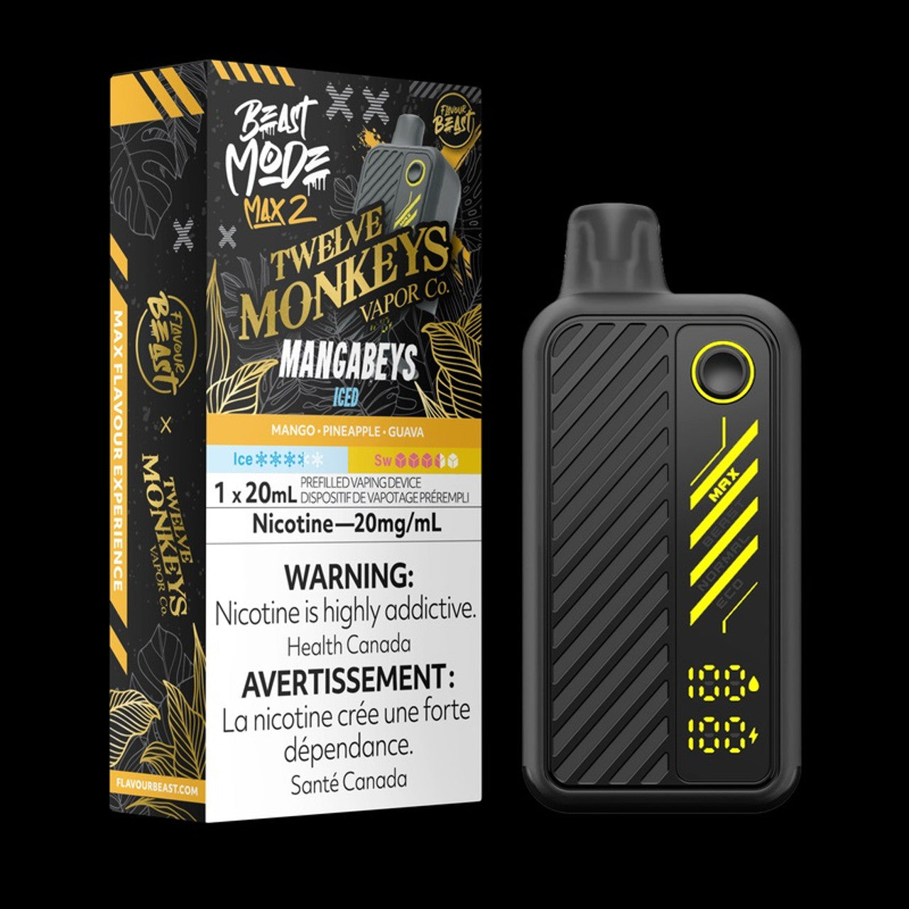 Flavour Beast Beast Mode Max 2 X 12 Monkeys 50k Vapeman E-Juice Timmins Flavour Beast Beast Mode Max 2 X 12 Monkeys 50k Vapeman E-Juice Timmins
