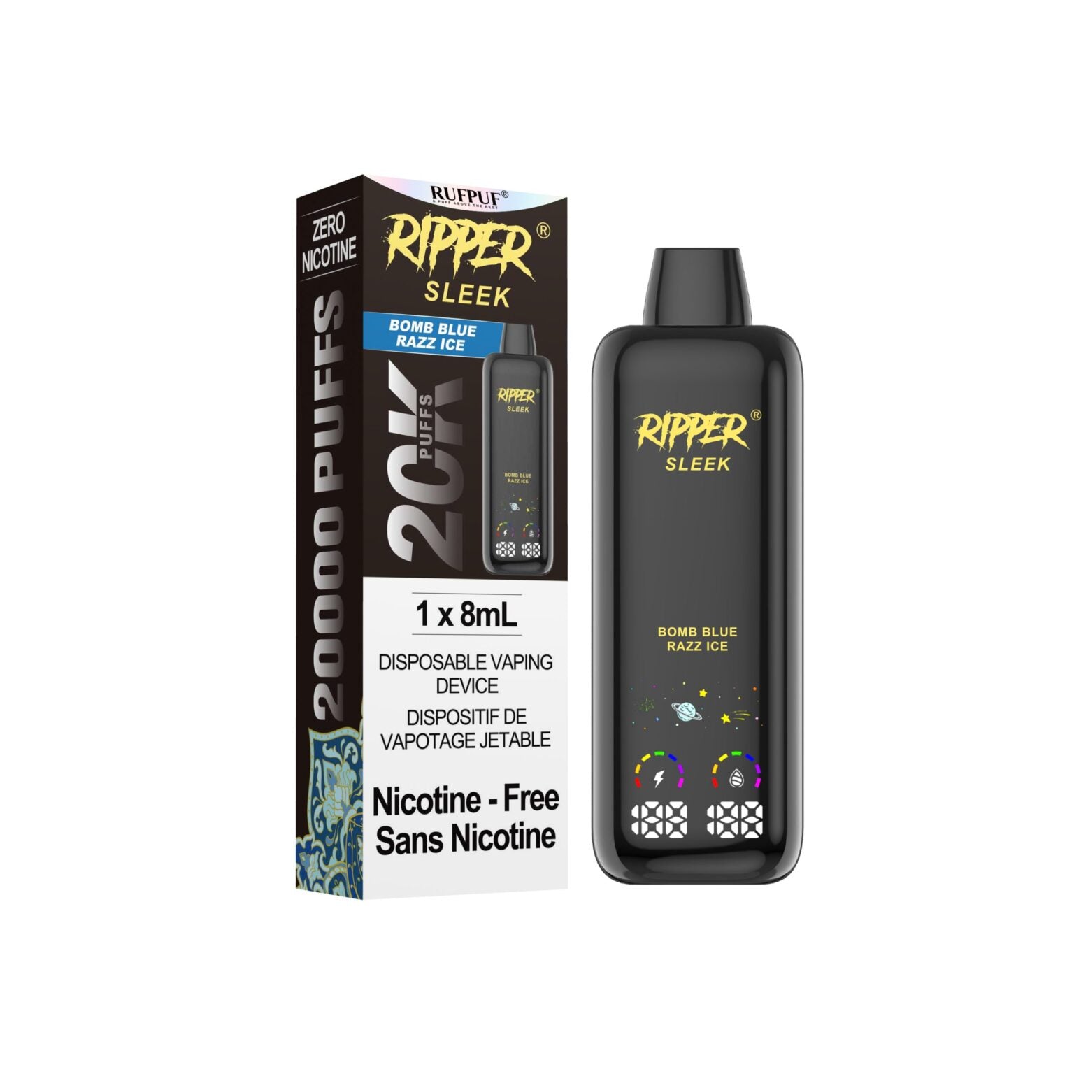 Ripper Sleek 0mg 20k Disposable