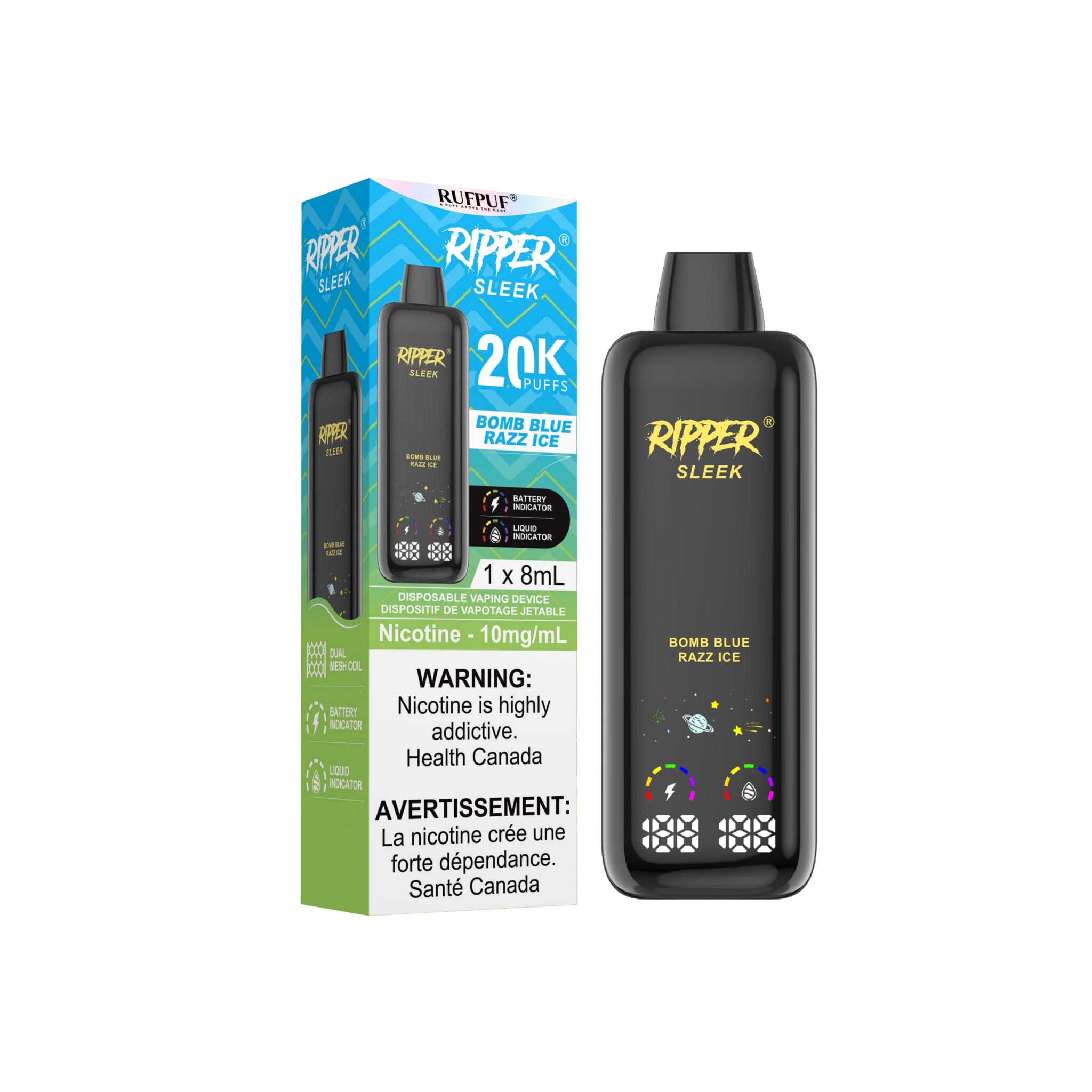 Ripper Sleek 10mg 20k Disposable