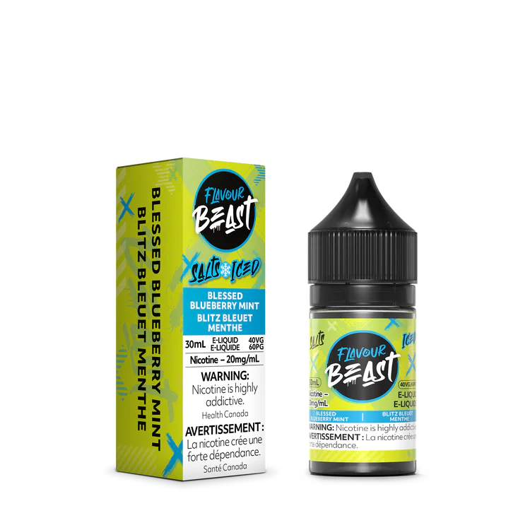Flavour Beast Salt Juice - Blessed Blueberry Mint