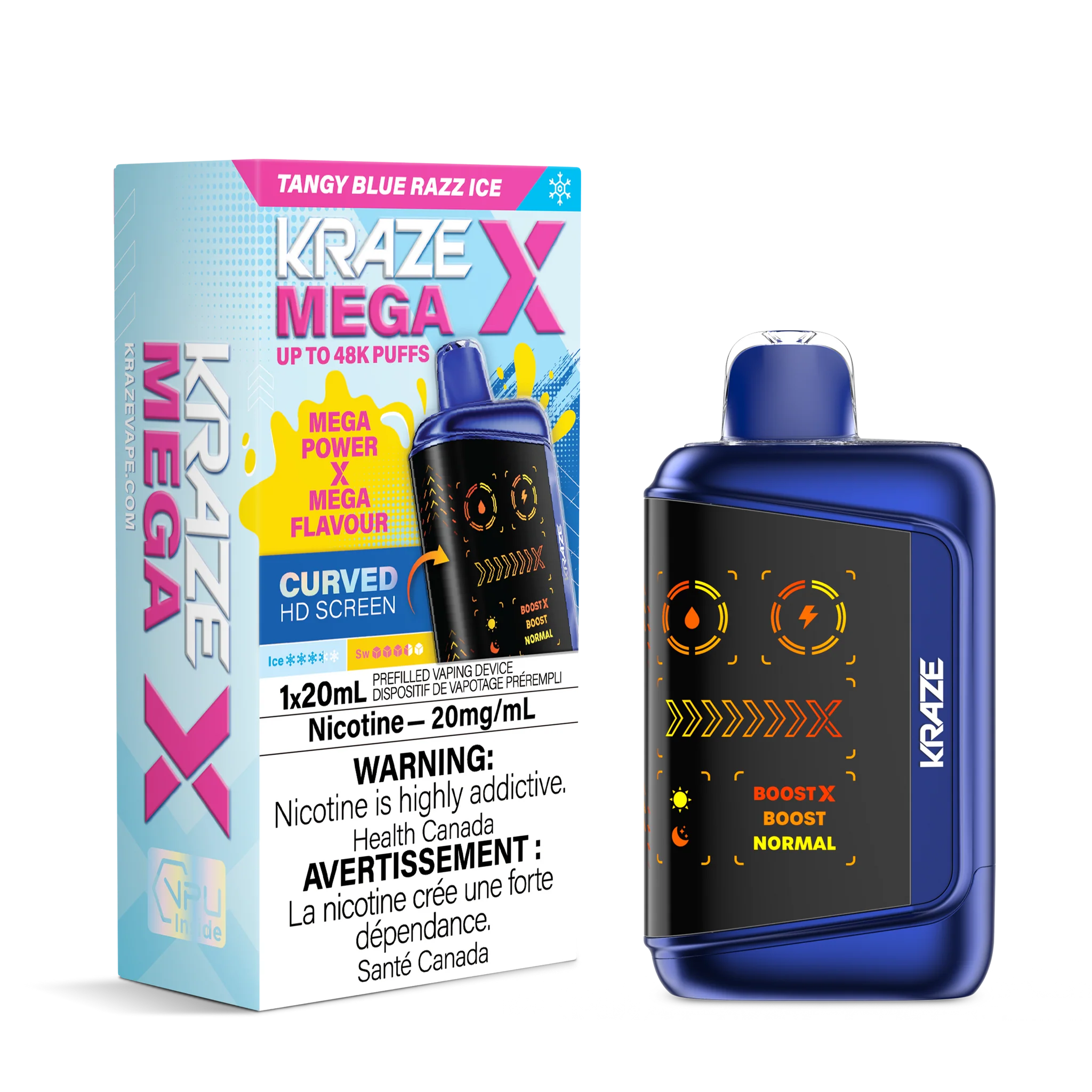 Kraze Mega X 48k Disposable Vapeman E-Juice Timmins Kraze Mega X 48k Disposable Vapeman E-Juice Timmins