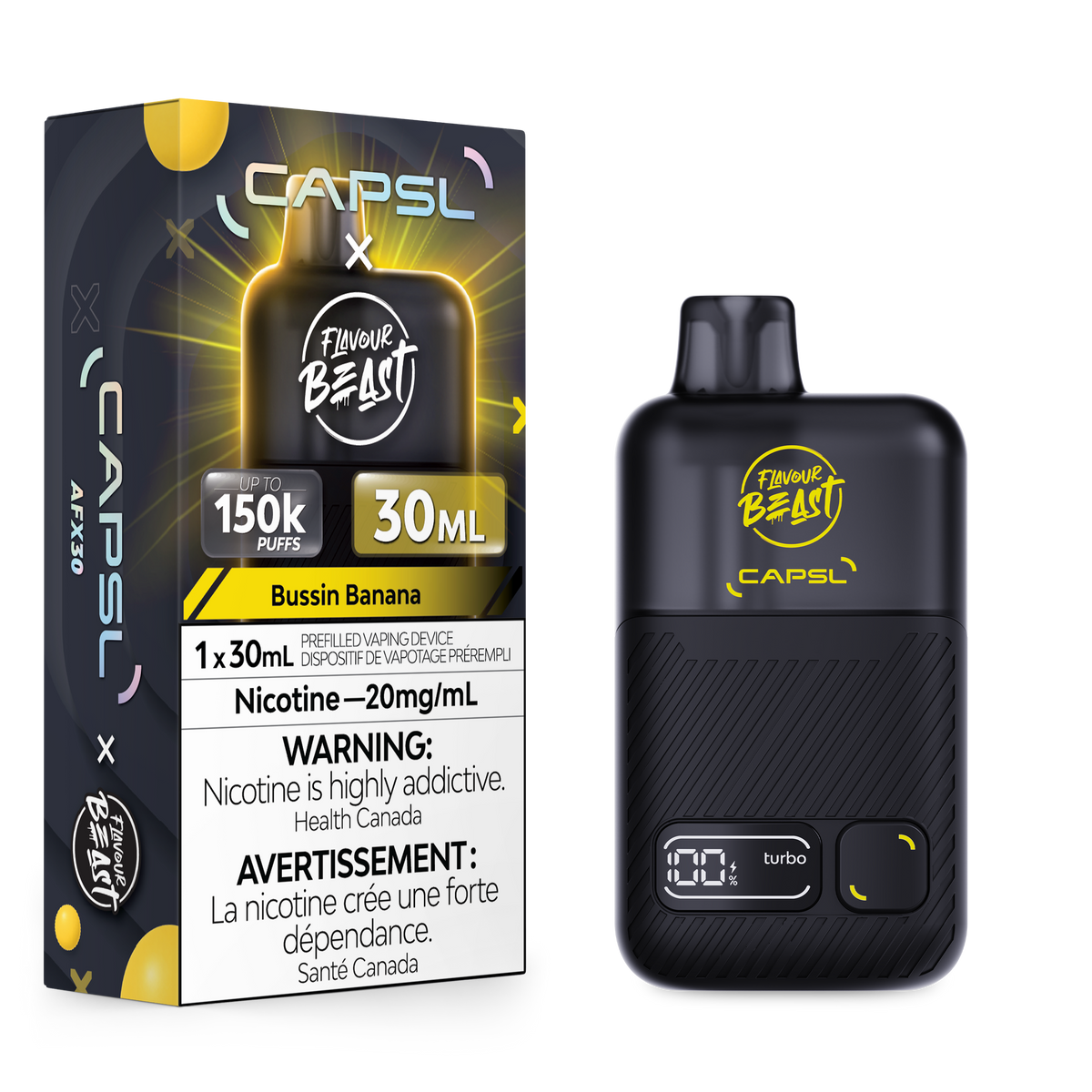 Flavour Beast x CAPSL AFX30 150K Disposable