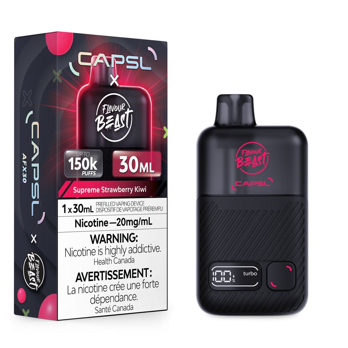 Flavour Beast x CAPSL AFX30 150K Disposable