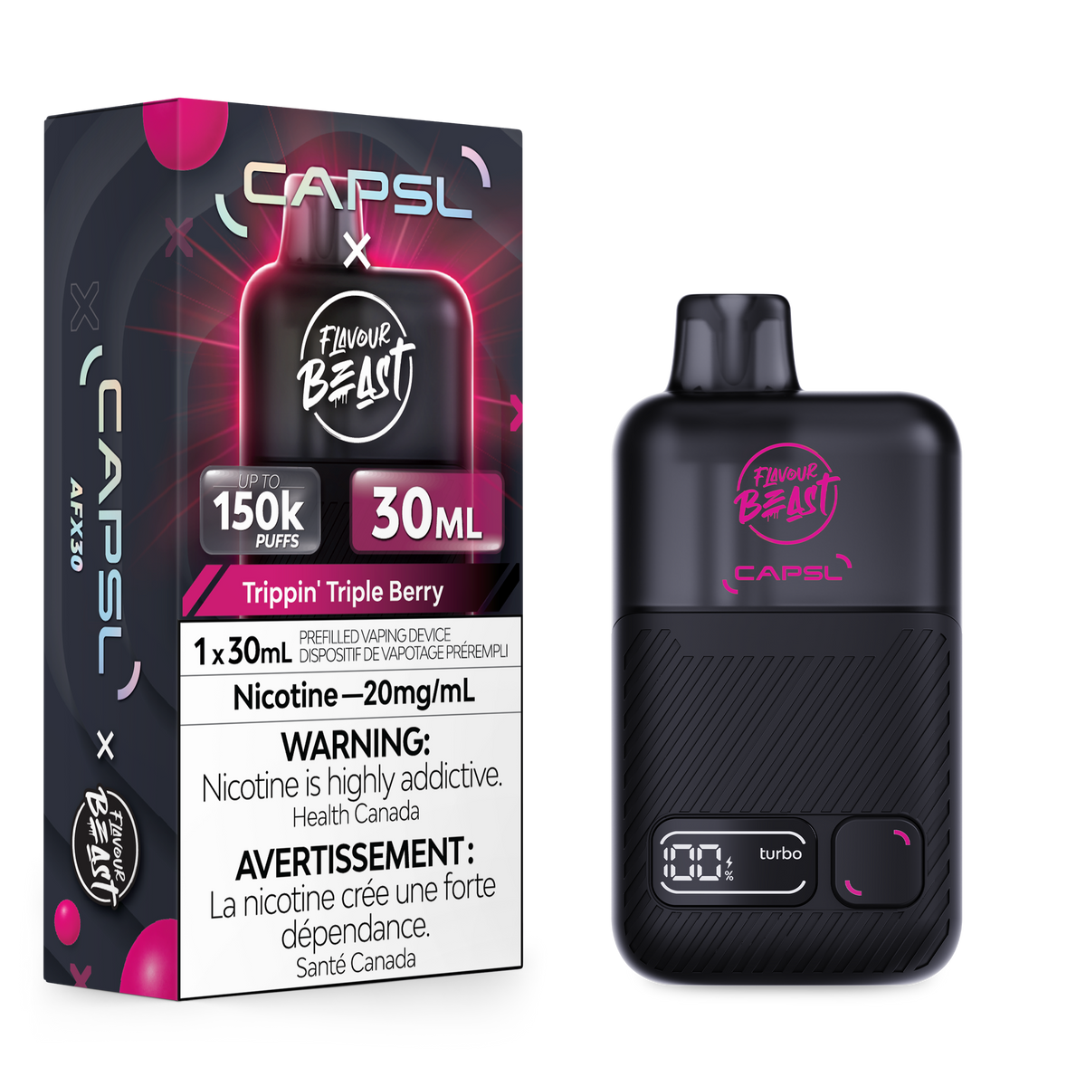 Flavour Beast x CAPSL AFX30 150K Disposable
