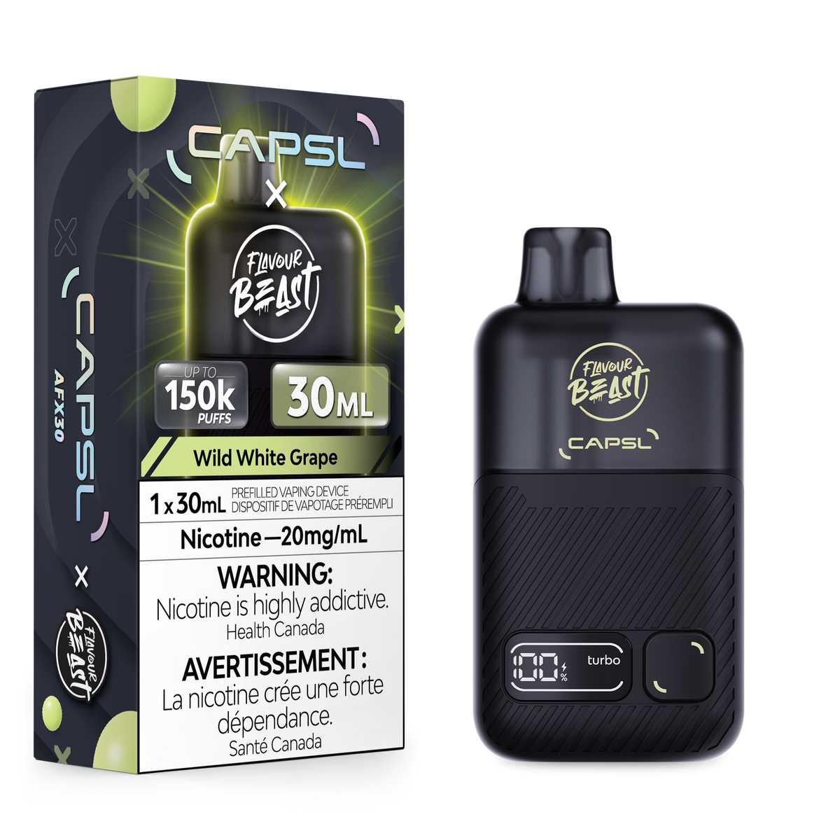 Flavour Beast x CAPSL AFX30 150K Disposable