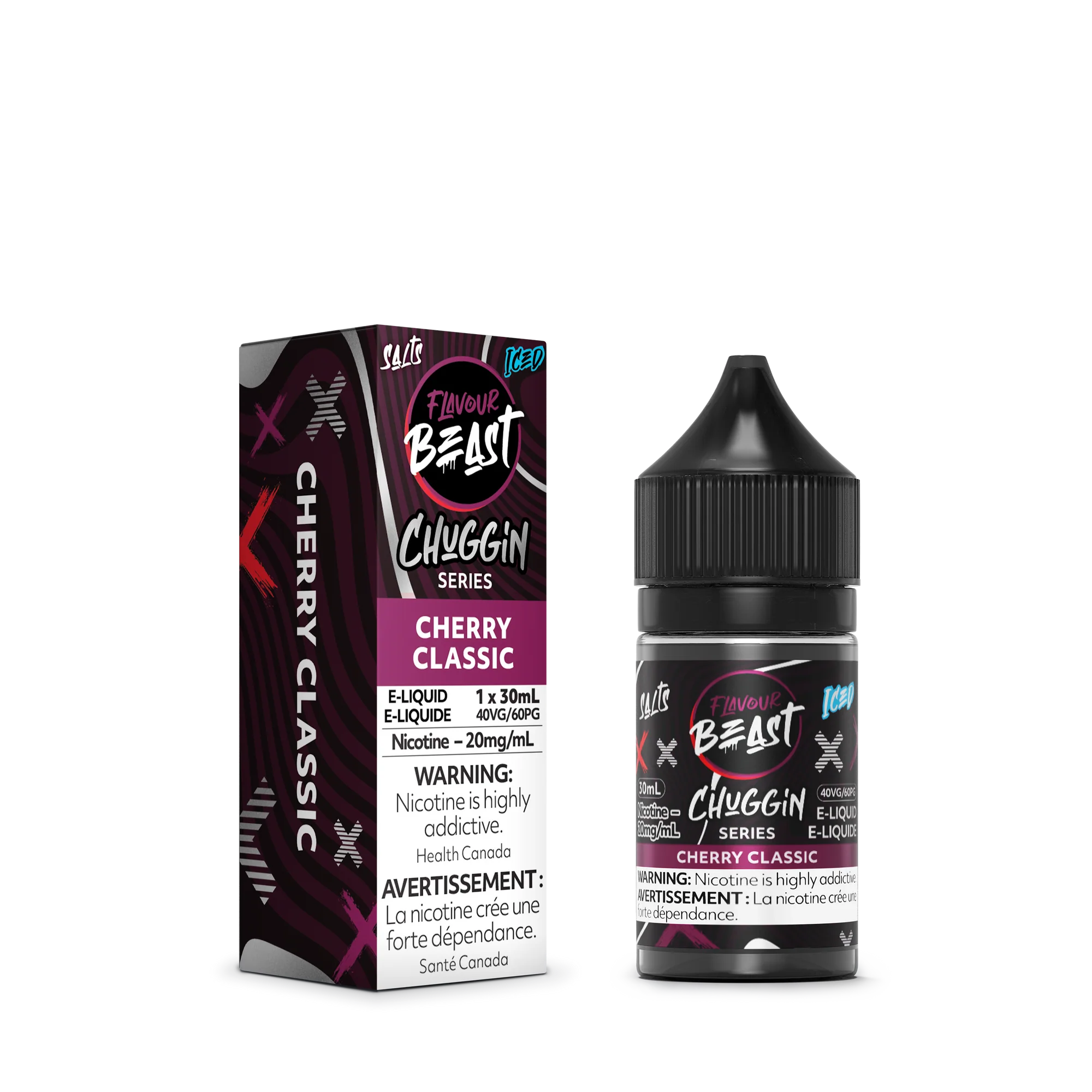 Flavour Beast Salt Juice - Chuggin Series - Cherry Classic Iced