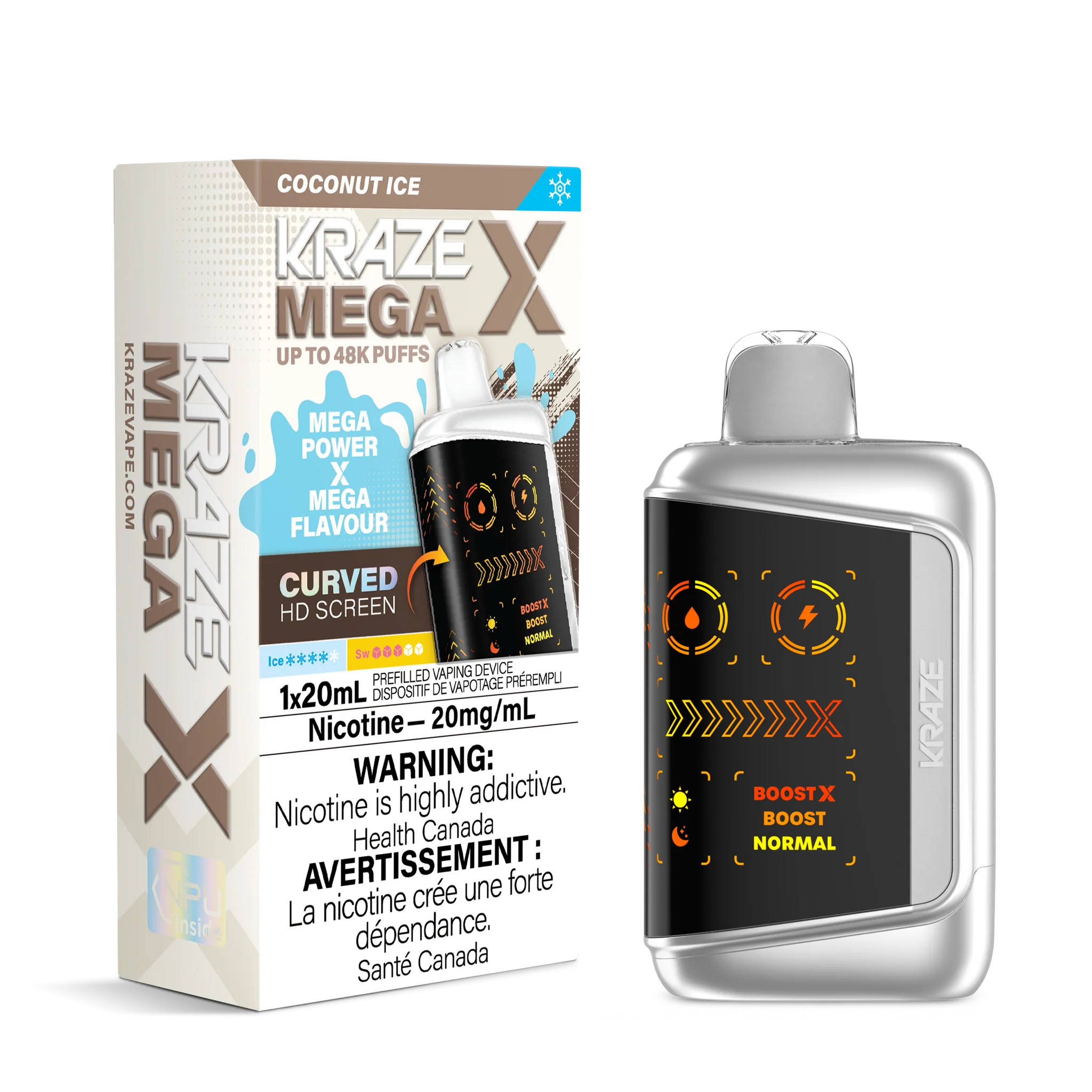 Kraze Mega X 48k Disposable – Vapeman E-Juice Timmins