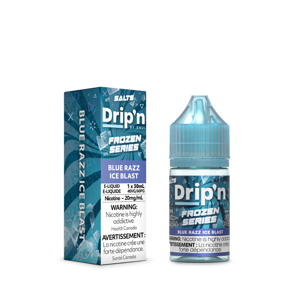 Envi Drip'n Frozen Salt Juice - Blue Razz Ice Burst