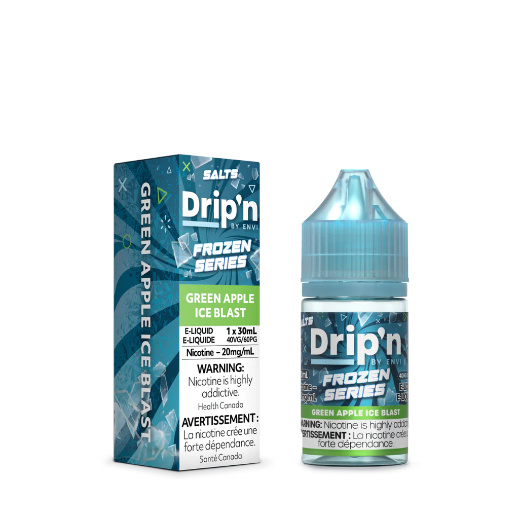 Envi Drip'n Frozen Salt Juice - Green Apple Ice Burst