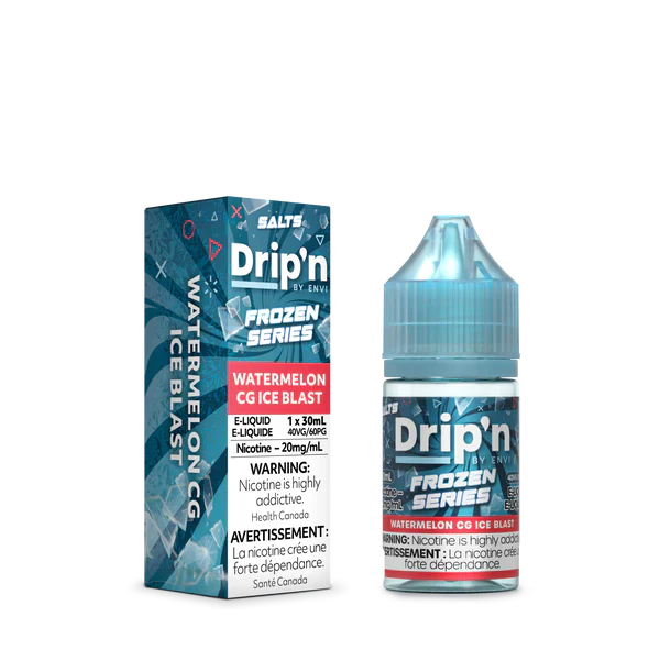 Envi Drip'n Frozen Salt Juice - Watermelon CG Ice Blast