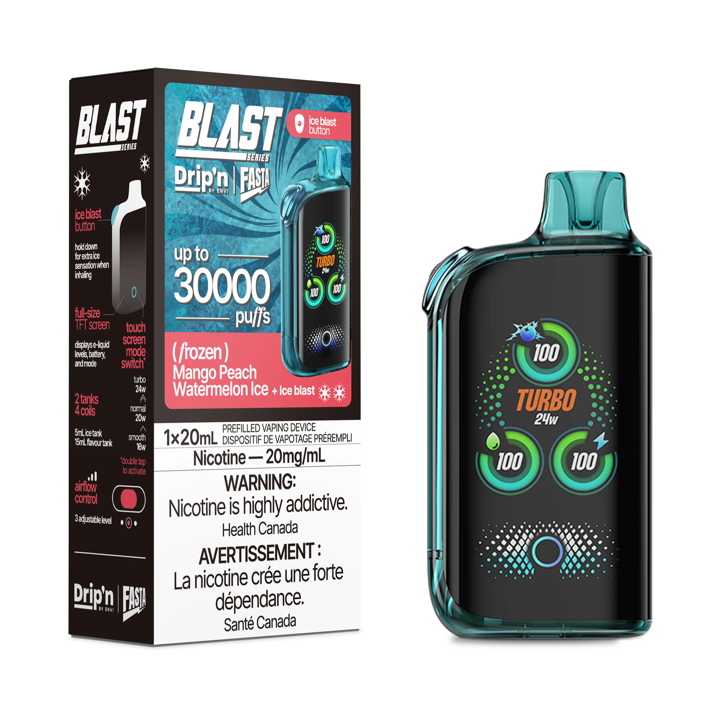 Drip'n By Envi x Fasta Blast 30K Disposable