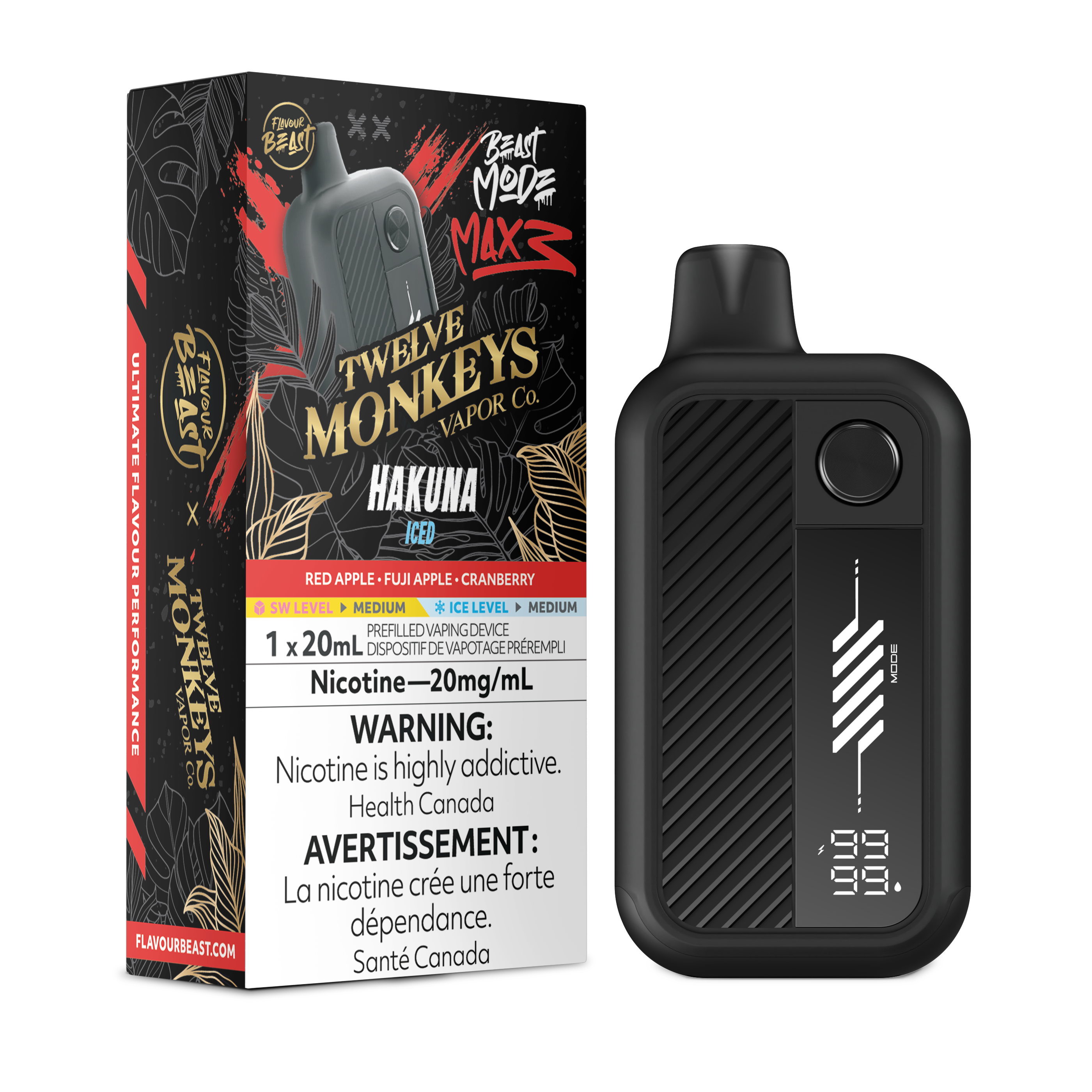 Beast Mode Max 3 X 12 Monkeys 60K