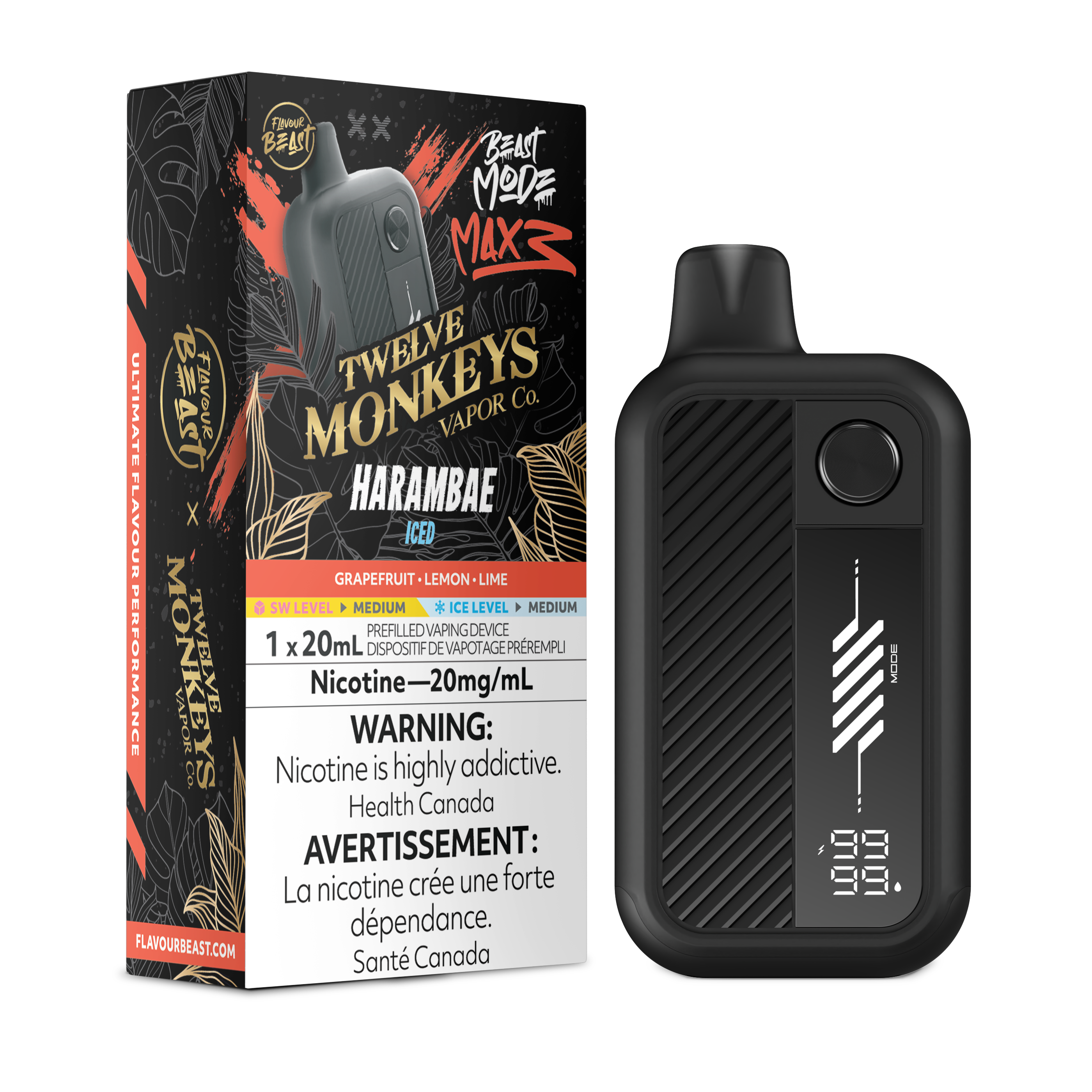 Beast Mode Max 3 X 12 Monkeys 60K