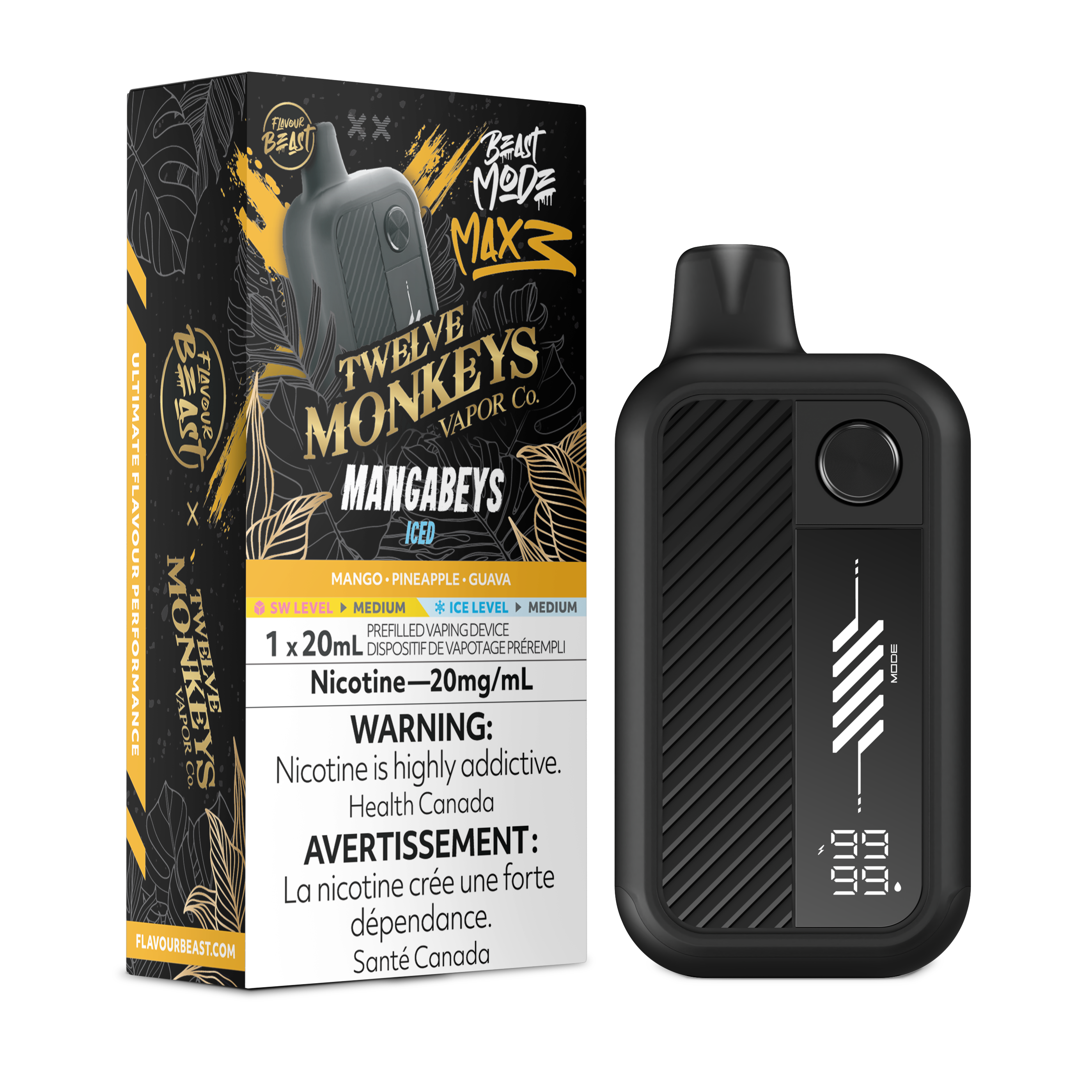 Beast Mode Max 3 X 12 Monkeys 60K