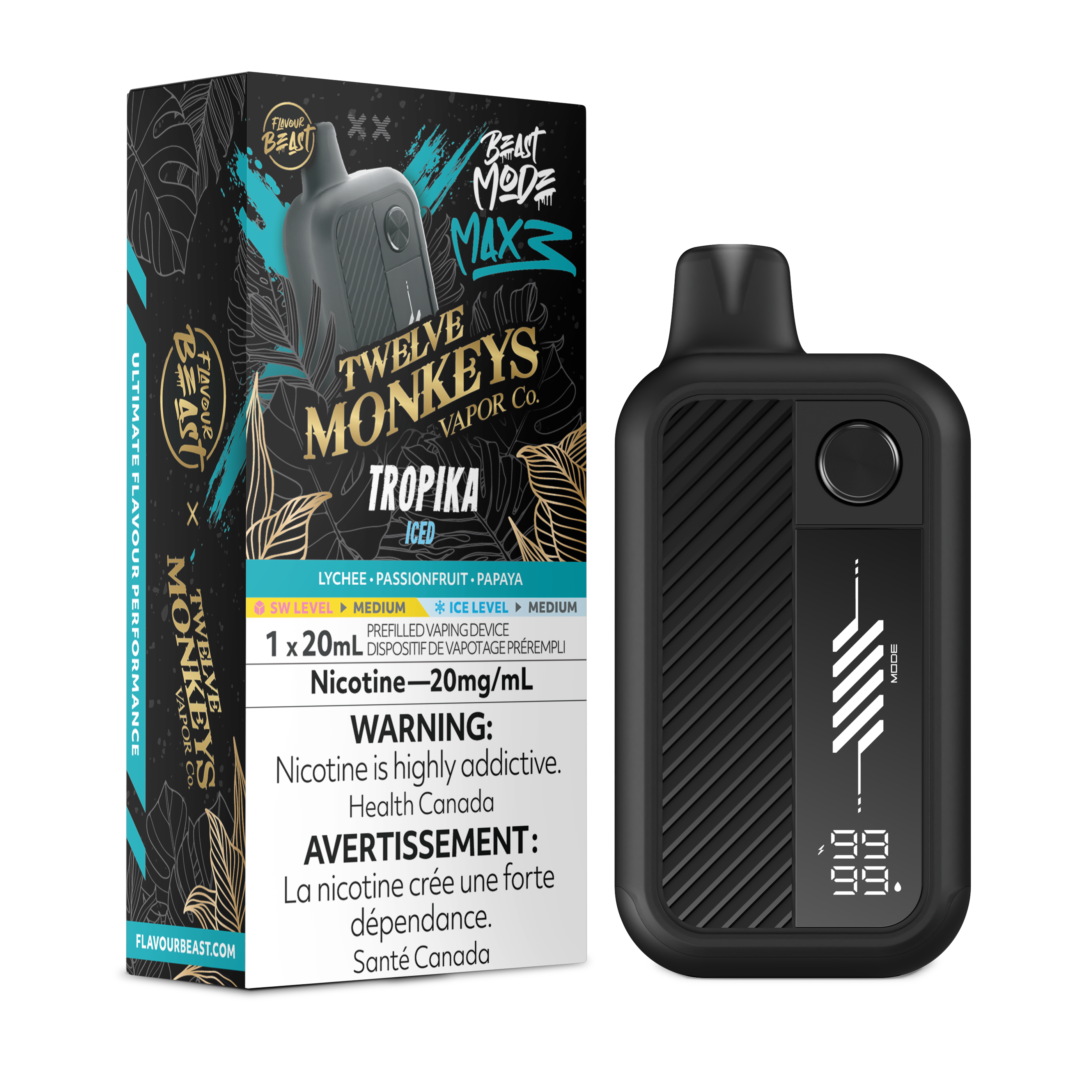 Beast Mode Max 3 X 12 Monkeys 60K