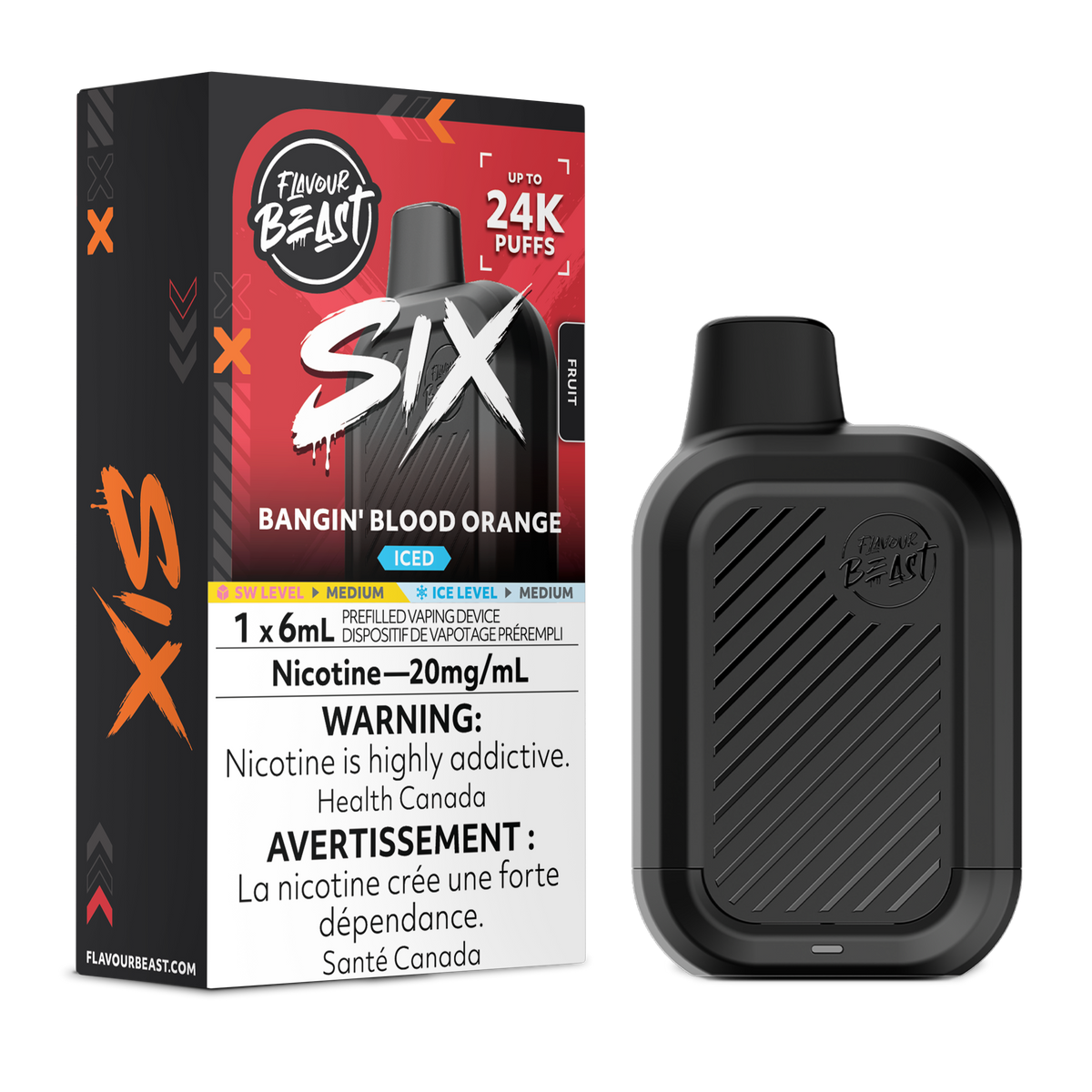 Flavour Beast Six 24k 6ml Disposable