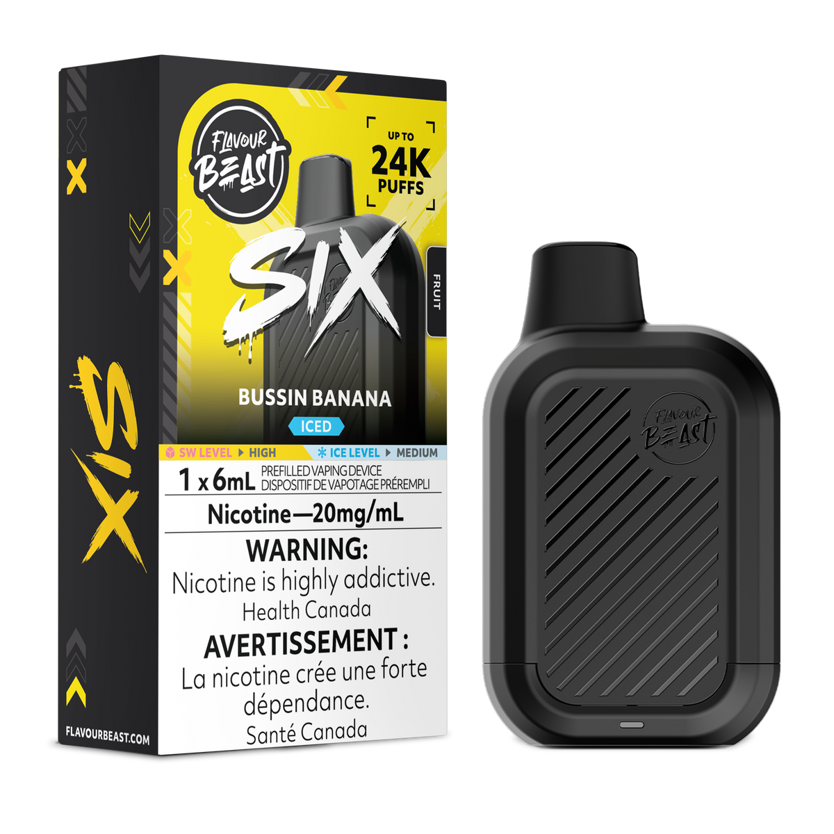 Flavour Beast Six 24k 6ml Disposable