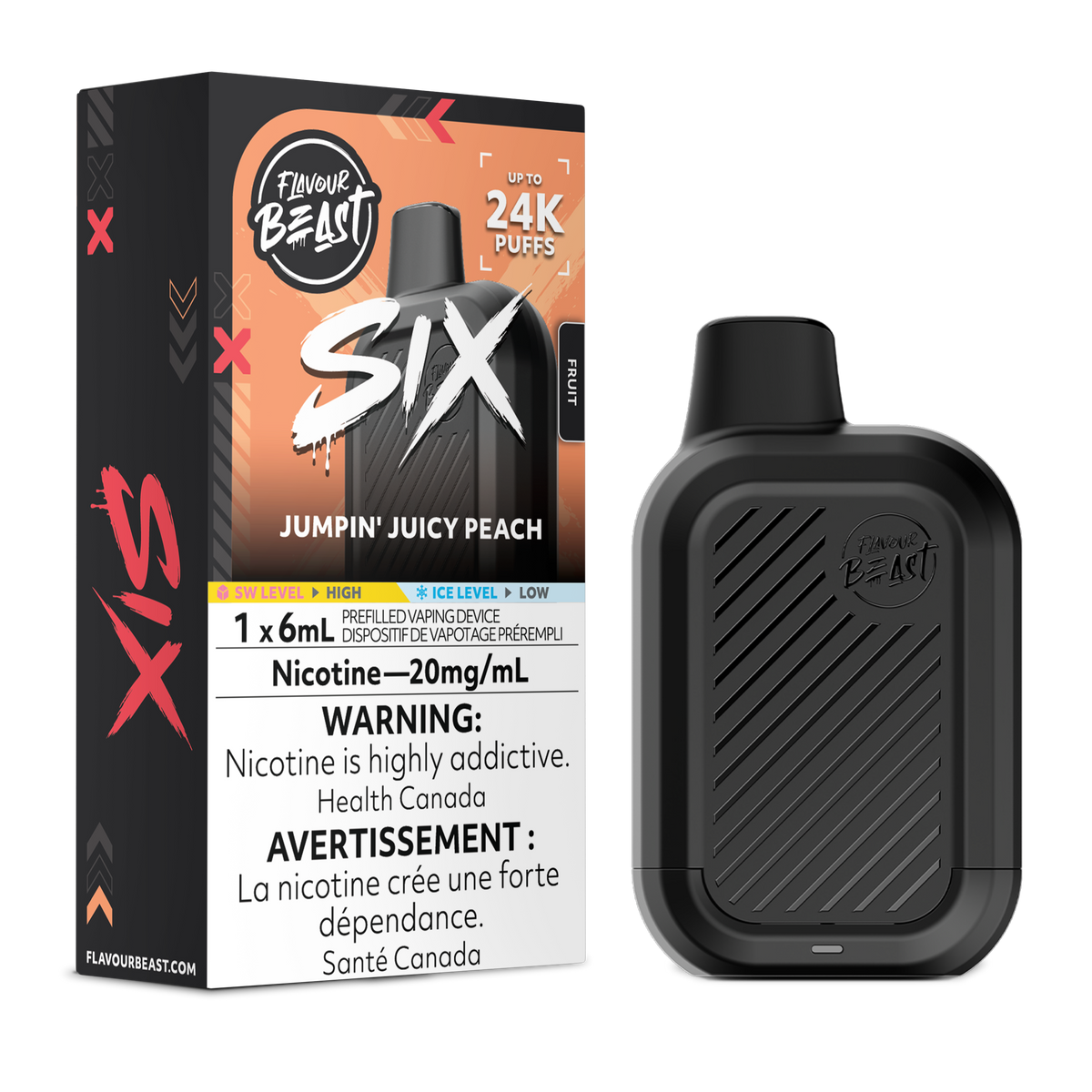 Flavour Beast Six 24k 6ml Disposable