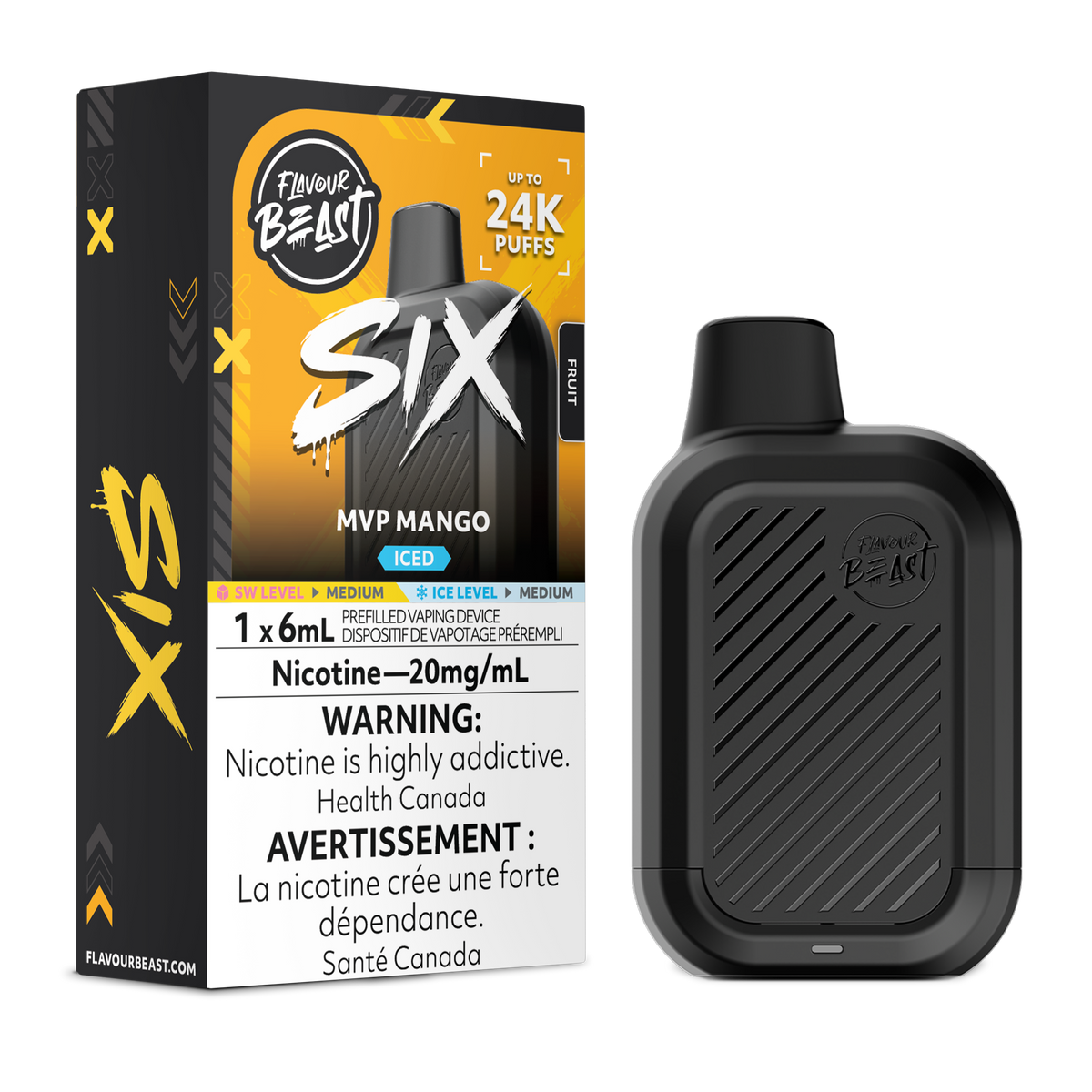 Flavour Beast Six 24k 6ml Disposable