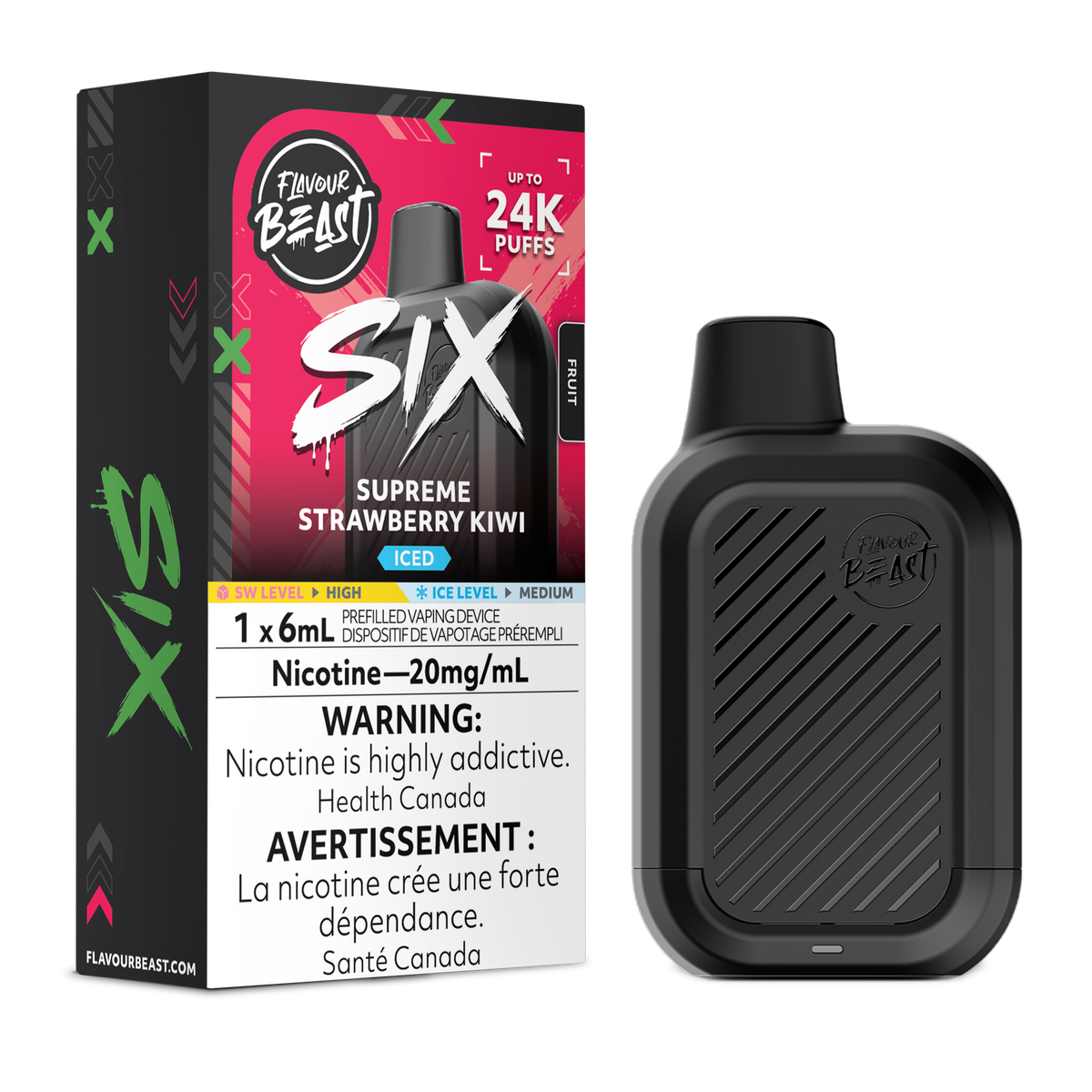 Flavour Beast Six 24k 6ml Disposable