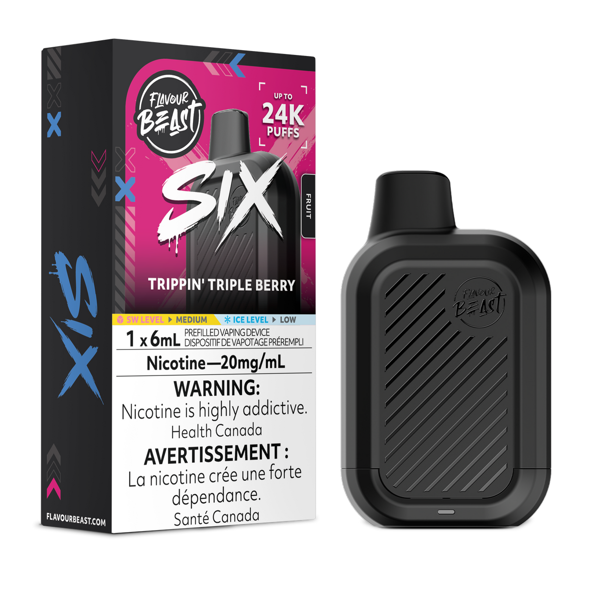 Flavour Beast Six 24k 6ml Disposable