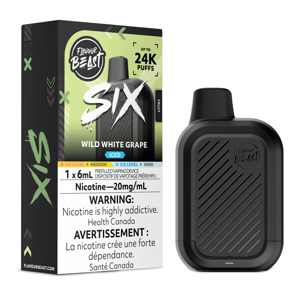 Flavour Beast Six 24k 6ml Disposable