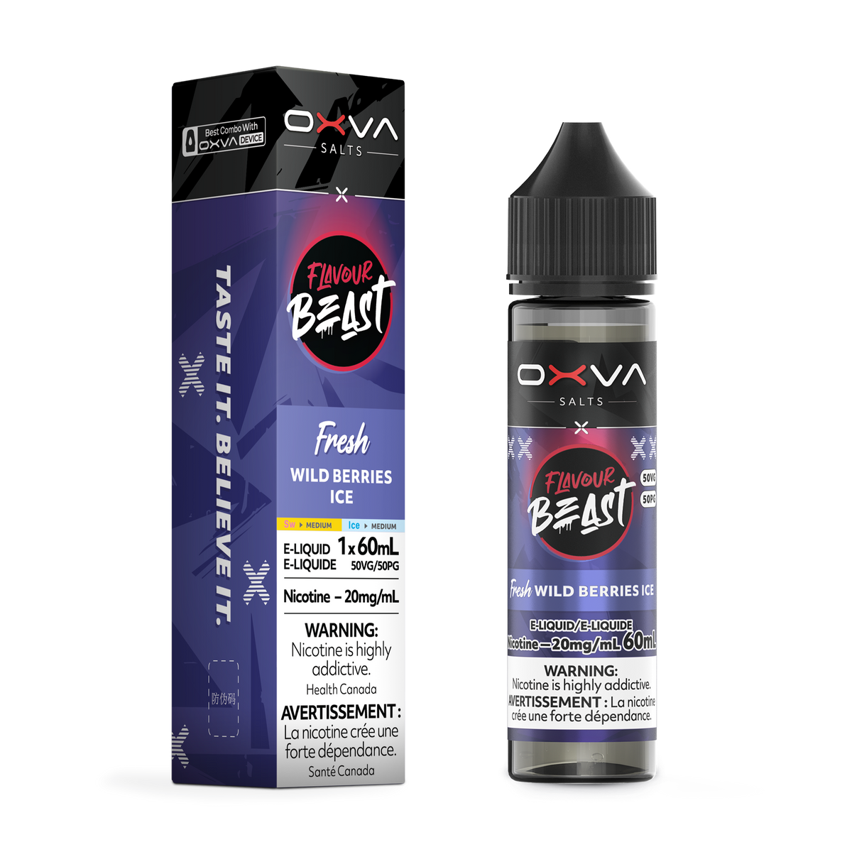 Flavour Beast x OXVA 60ml Salts