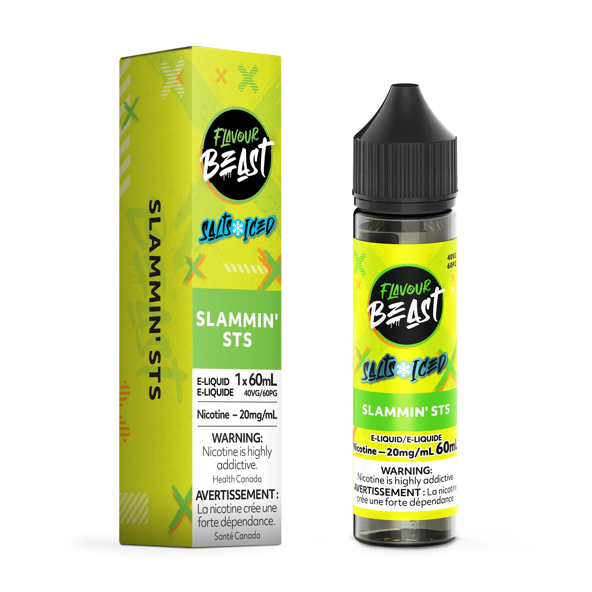 Flavour Beast Salt Juice 60ml - Slammin STS Iced