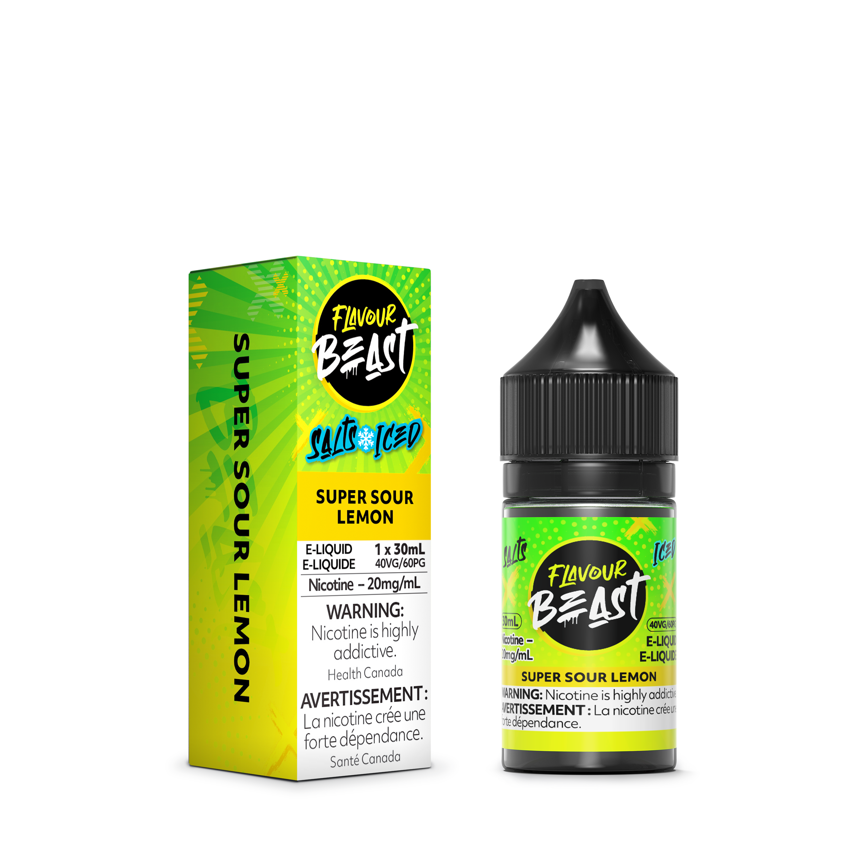 Flavour Beast Salt Juice - Super Sour Lemon Iced