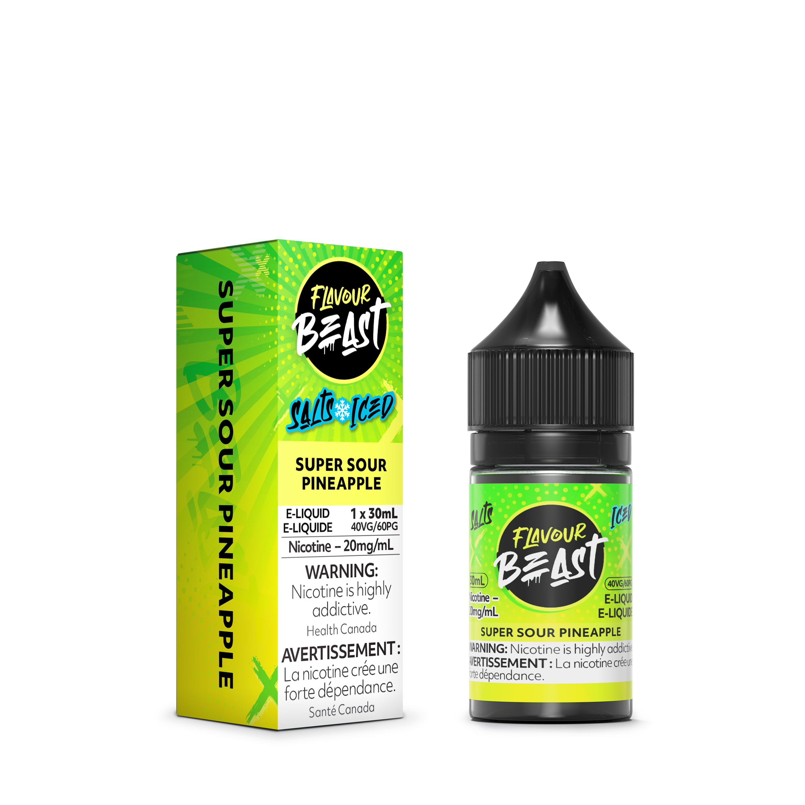 Flavour Beast Salt Juice - Super Sour Pineapple Iced