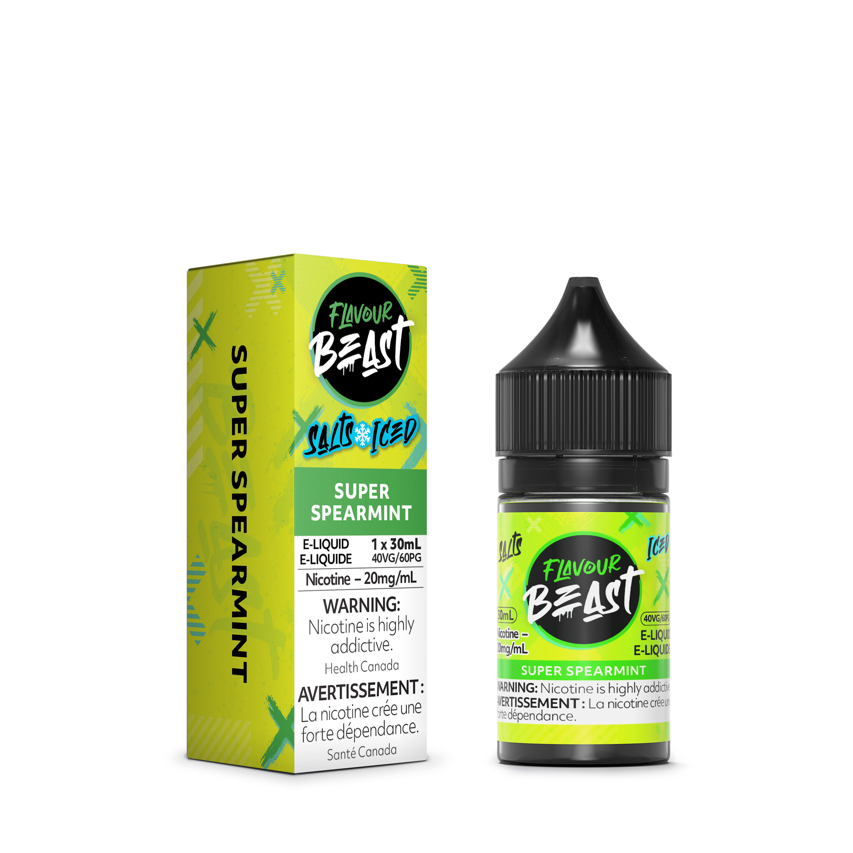 Flavour Beast Salt Juice - Super Spearmint Iced