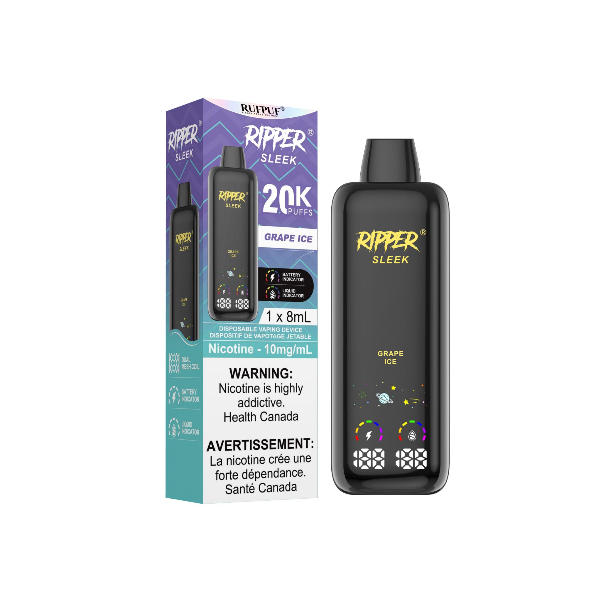 Ripper Sleek 10mg 20k Disposable