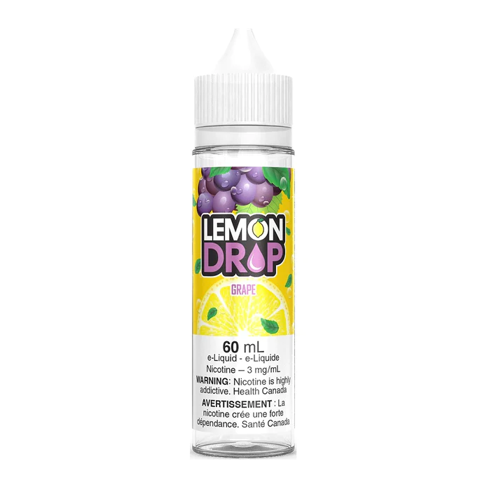 Lemon Drop Freebase Juice - Grape