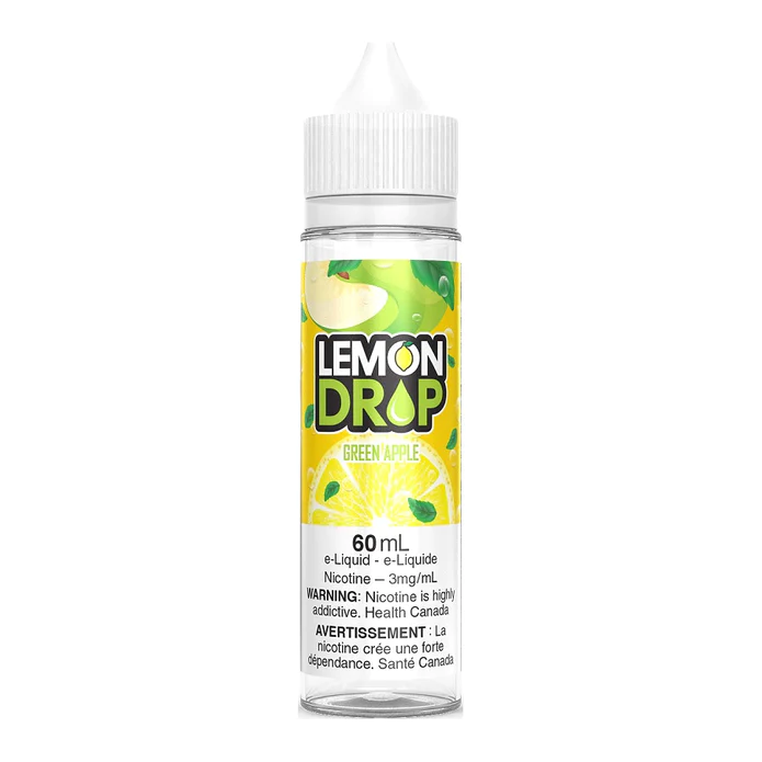 Lemon Drop Freebase Juice - Green Apple