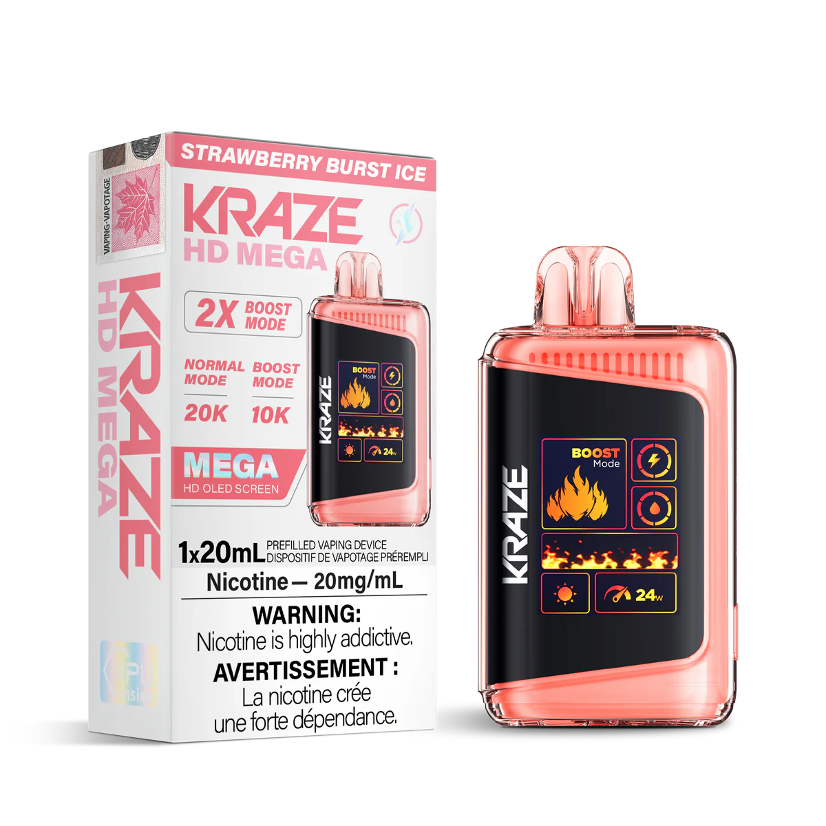 Kraze HD Mega 20K Disposable