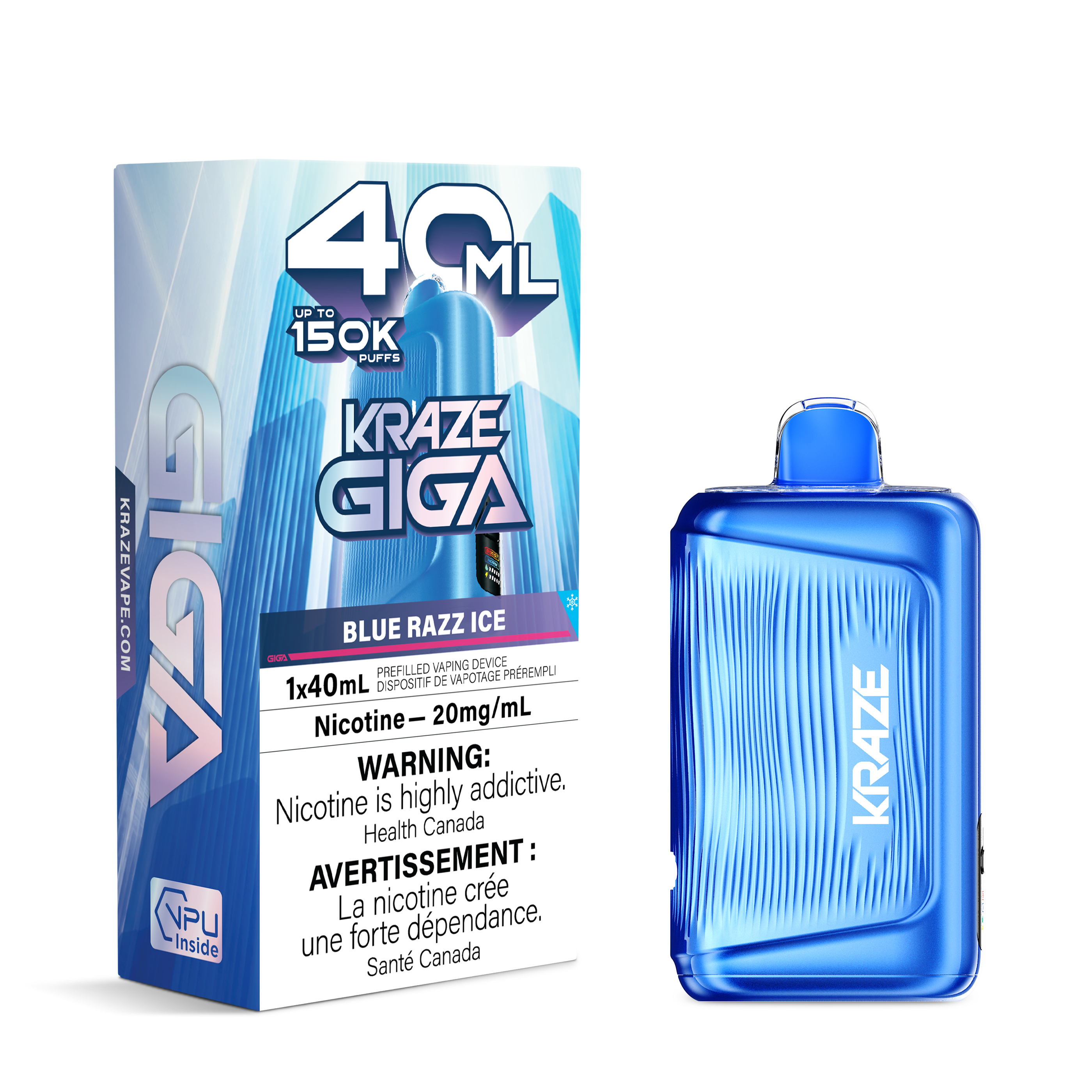 Kraze Giga 150k 40ml Disposable
