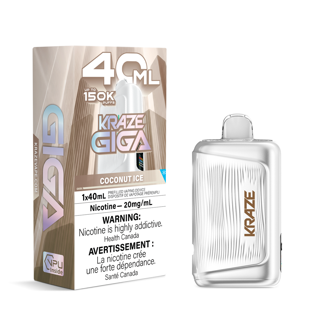 Kraze Giga 150k 40ml Disposable