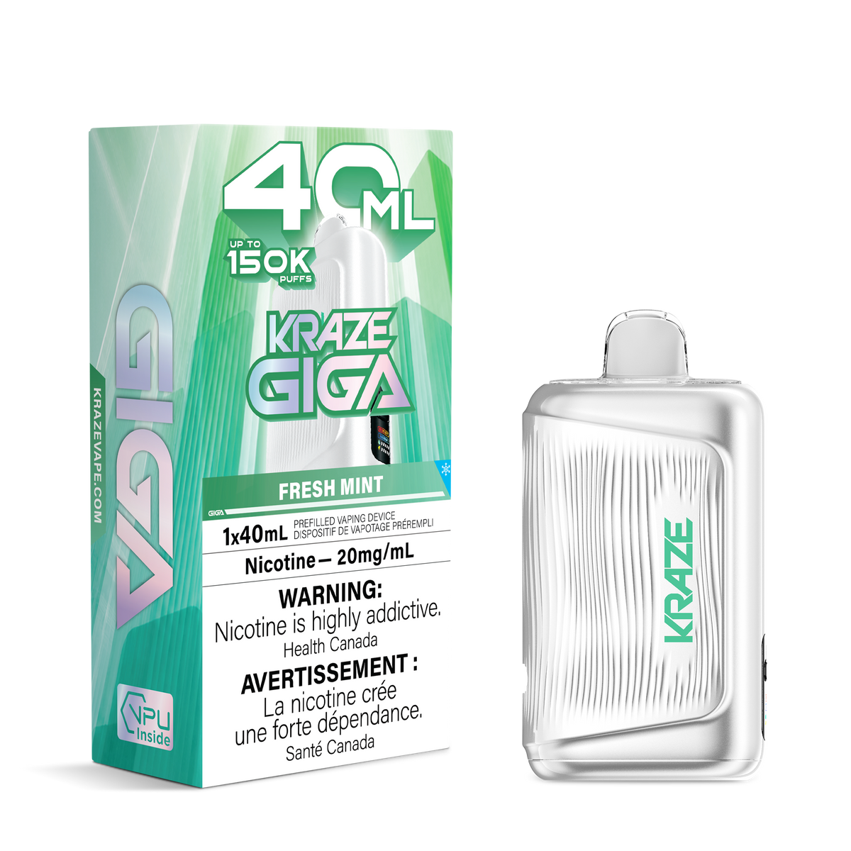 Kraze Giga 150k 40ml Disposable