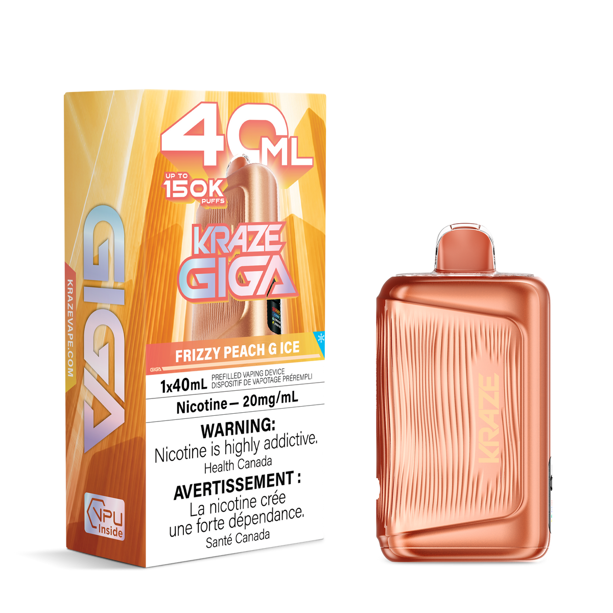 Kraze Giga 150k 40ml Disposable