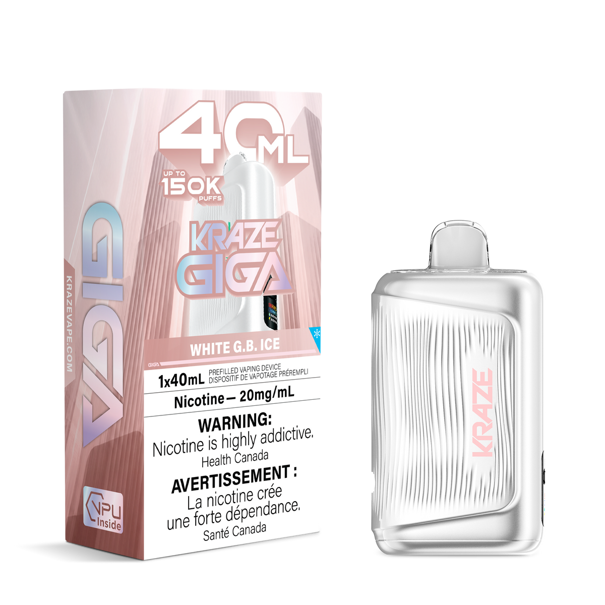 Kraze Giga 150k 40ml Disposable
