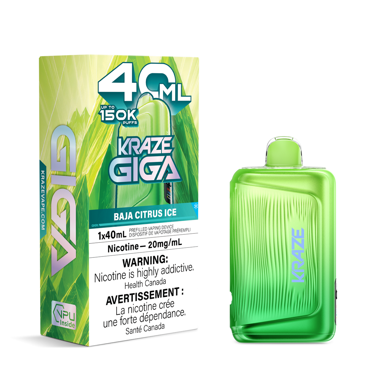 Kraze Giga 150k 40ml Disposable