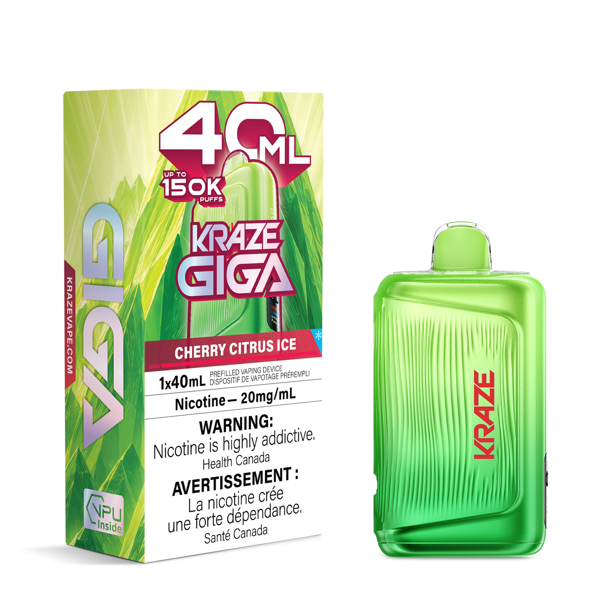 Kraze Giga 150k 40ml Disposable