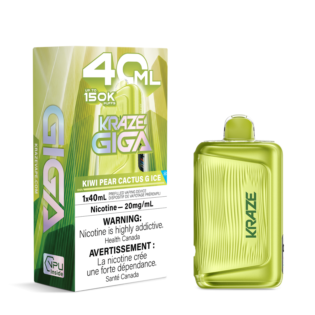 Kraze Giga 150k 40ml Disposable