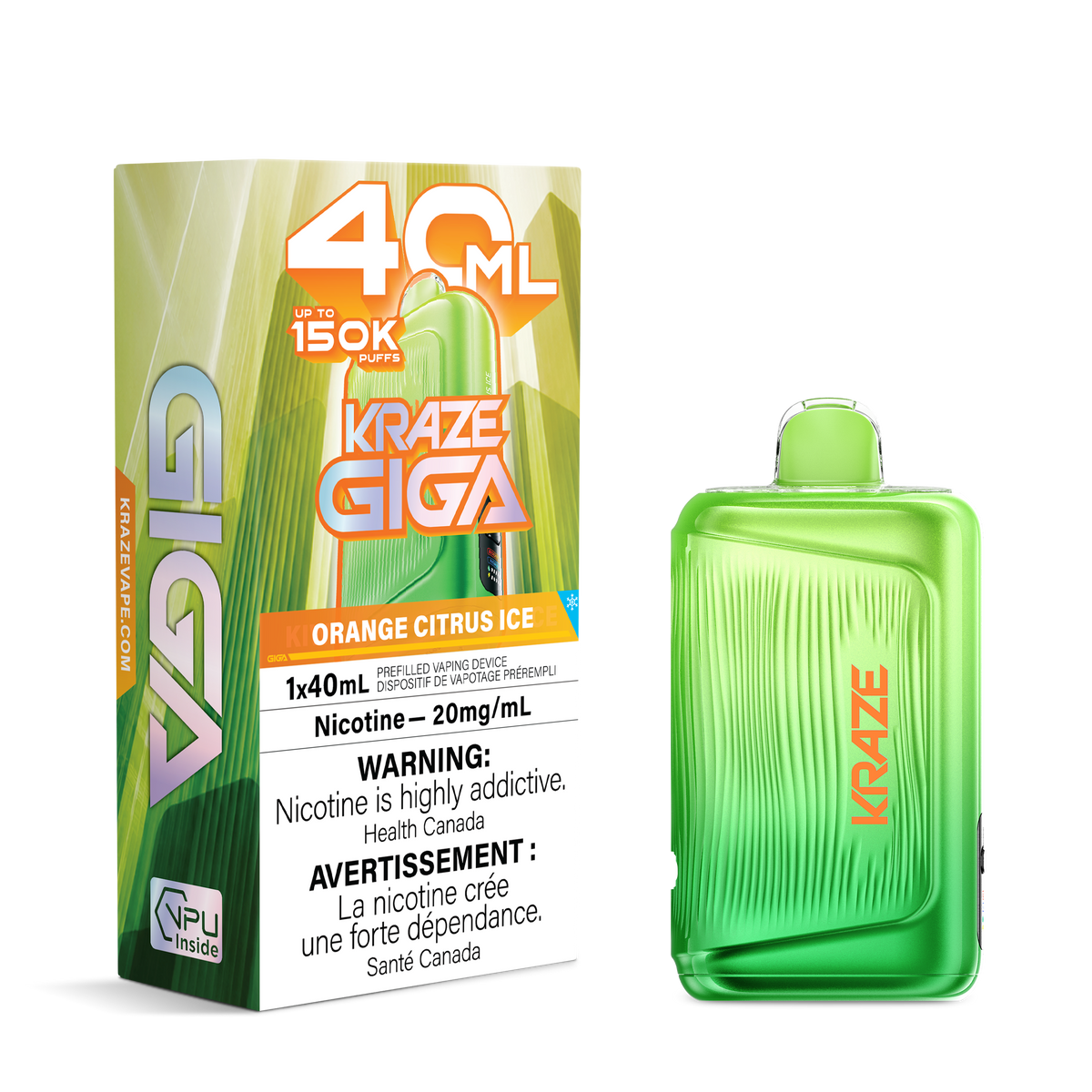 Kraze Giga 150k 40ml Disposable
