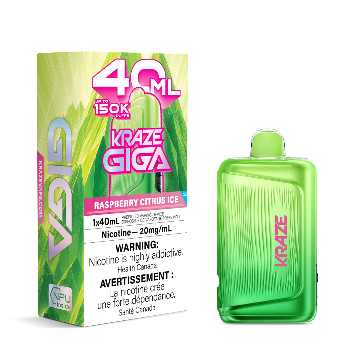Kraze Giga 150k 40ml Disposable