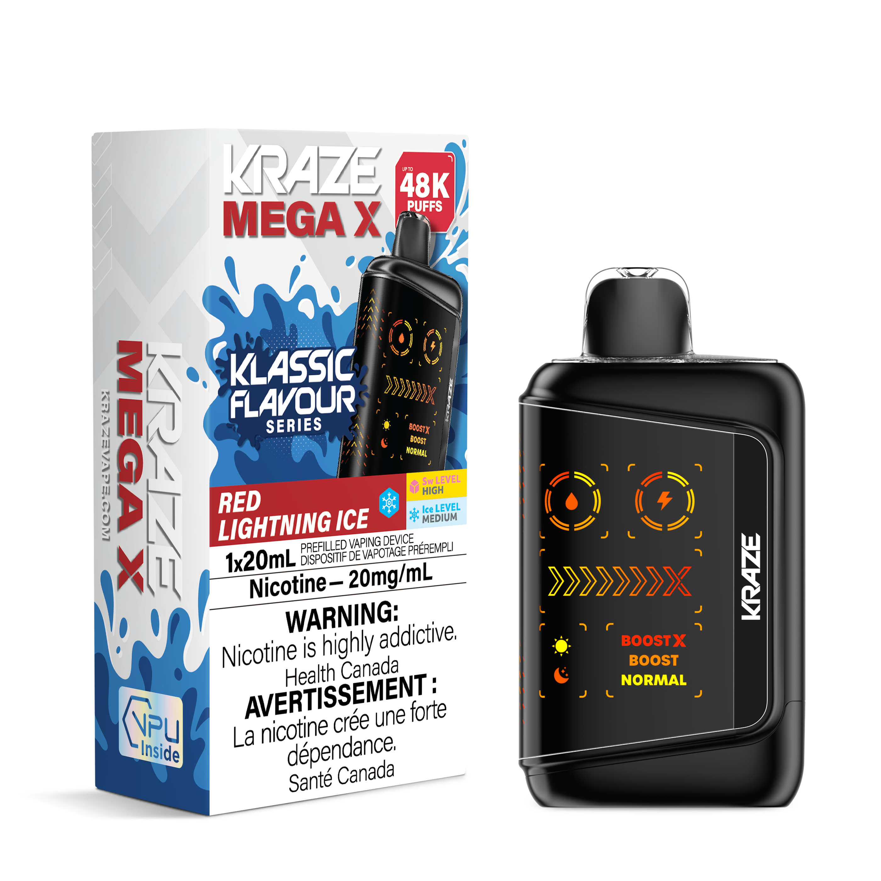 Kraze Mega X 48k Disposable