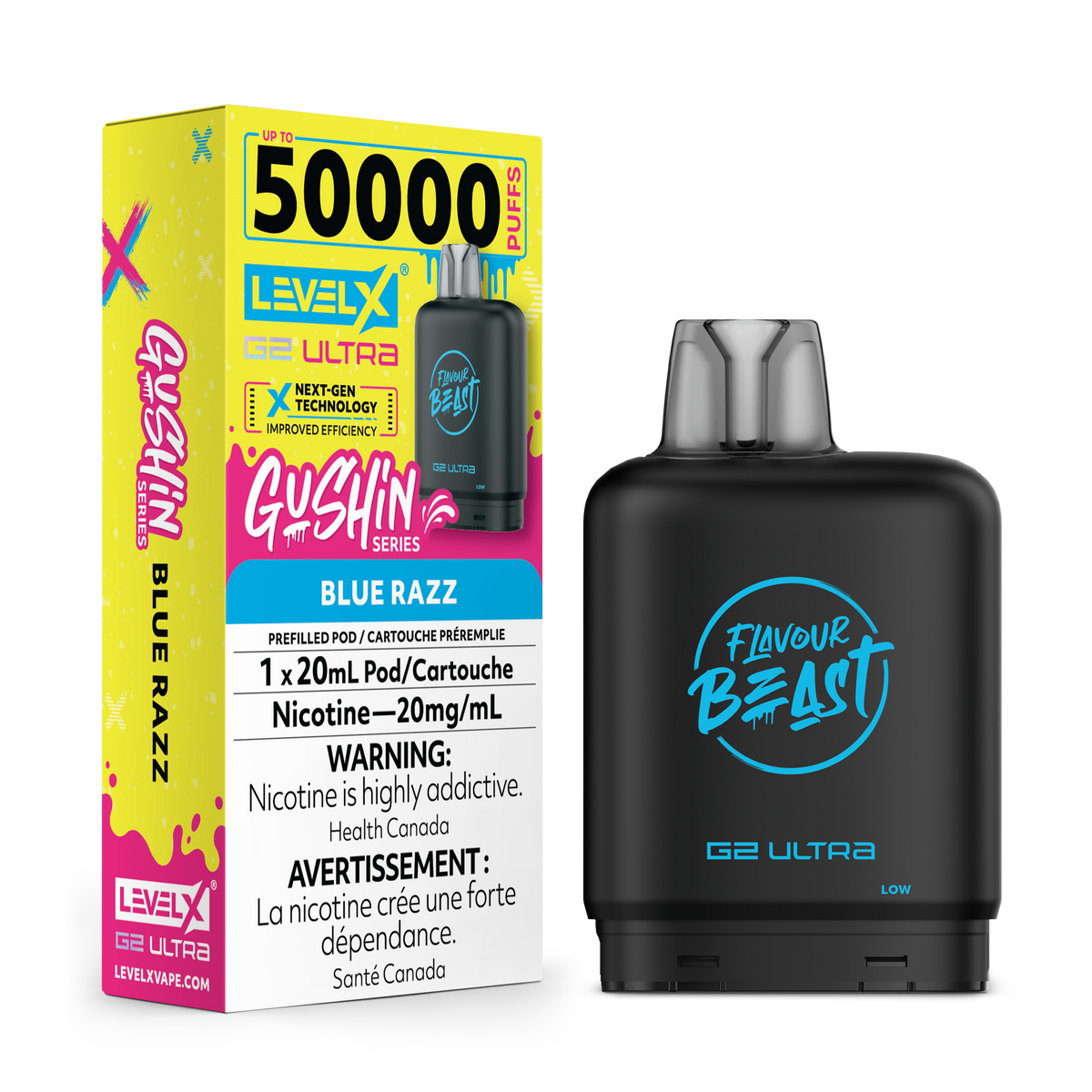 Flavour Beast Level X Gushin Series G2 Ultra 50K Pods