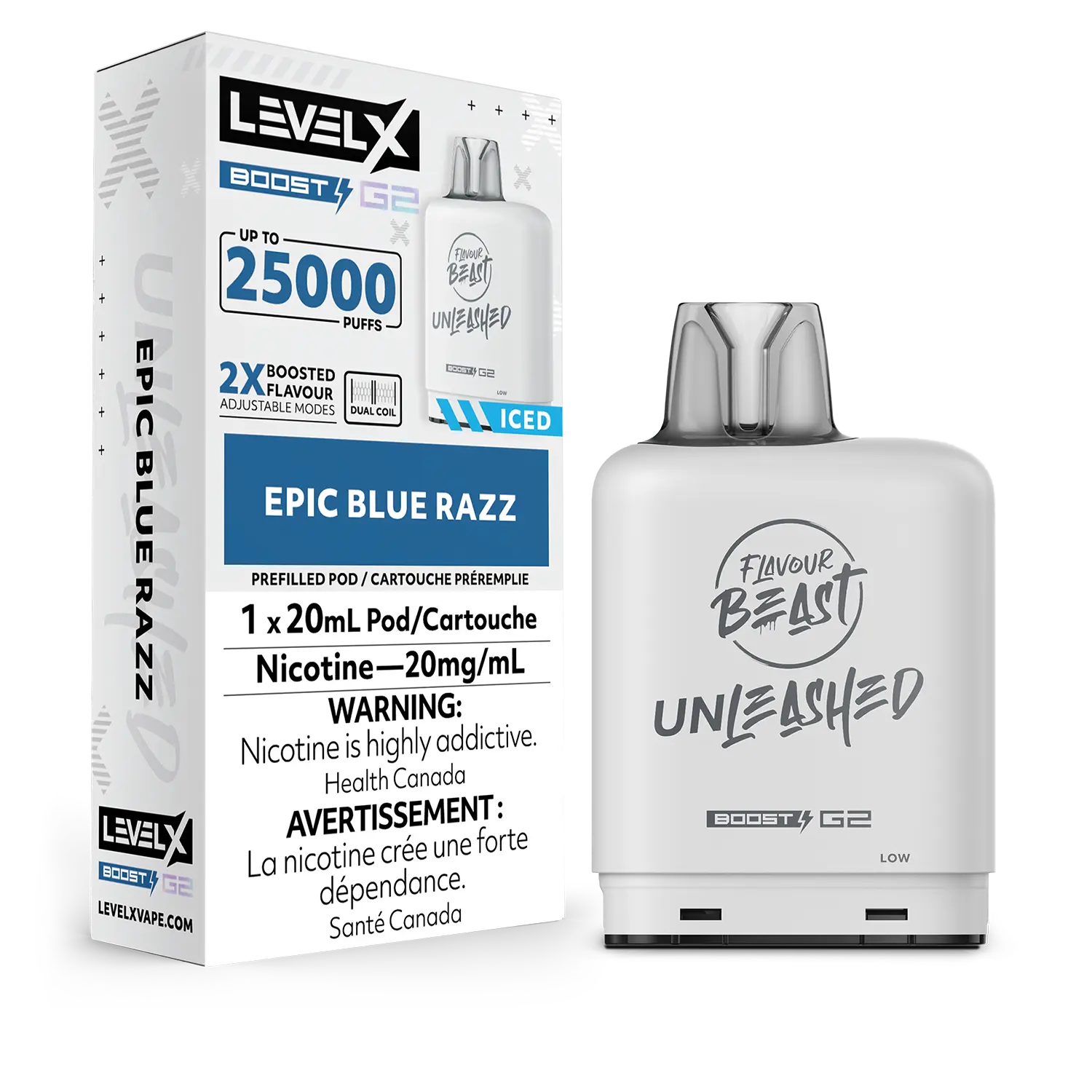 Flavour Beast Level X Boost G2 25K Pods