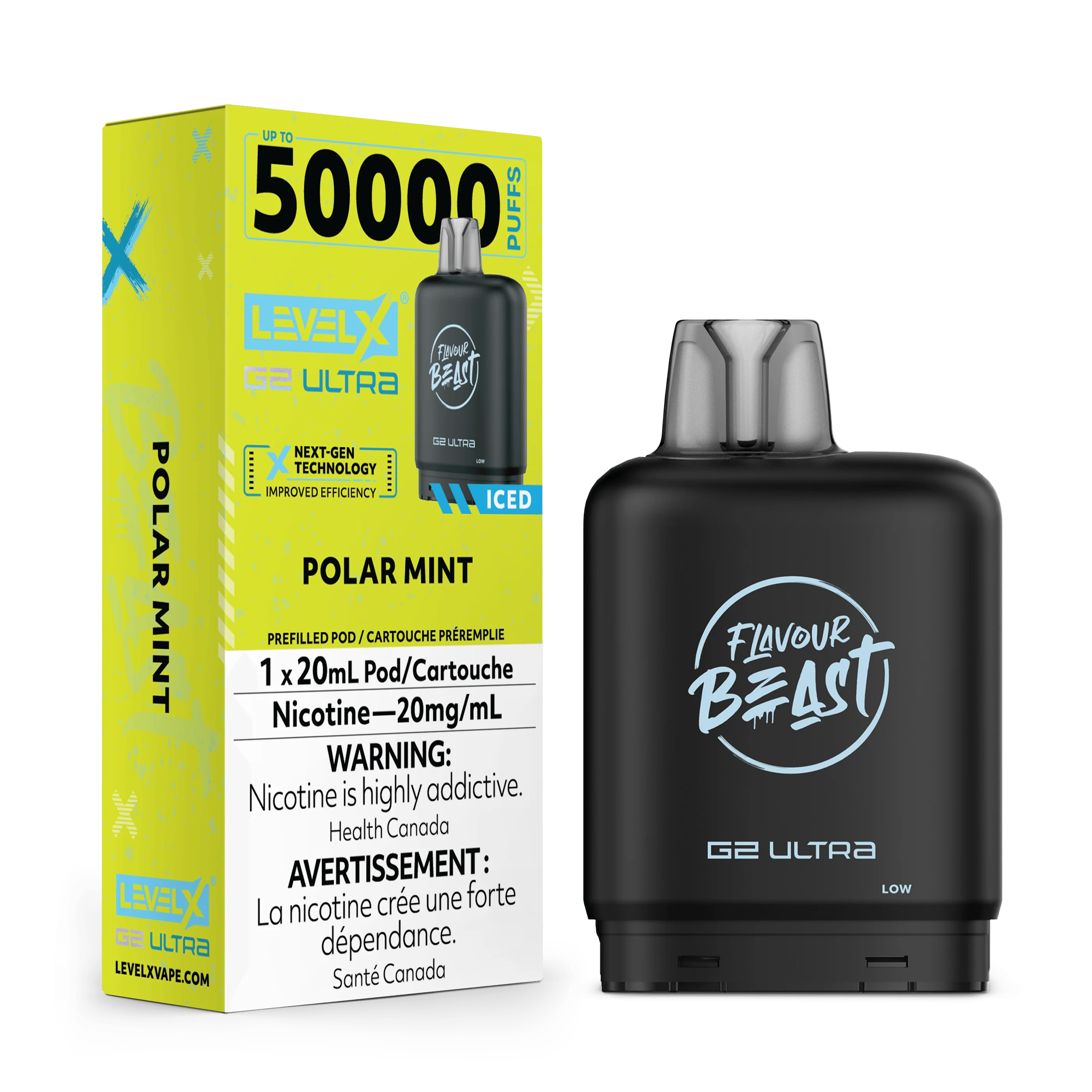 Flavour Beast Level X G2 Ultra 50K Pods Vapeman E-Juice Timmins Flavour Beast Level X G2 Ultra 50K Pods Vapeman E-Juice Timmins