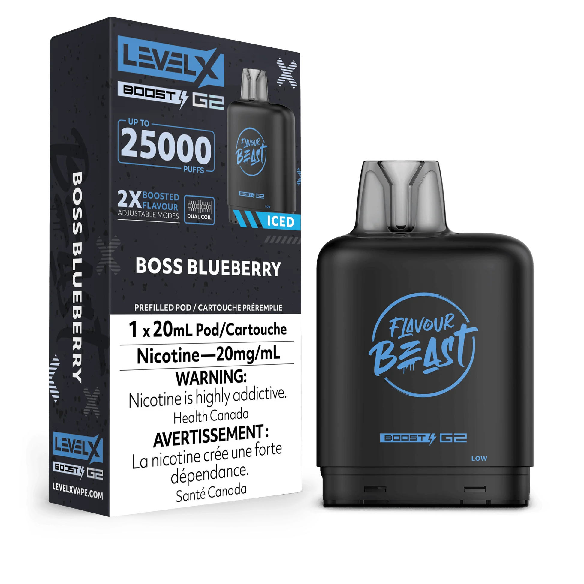 Flavour Beast Level X Boost G2 25K Pods
